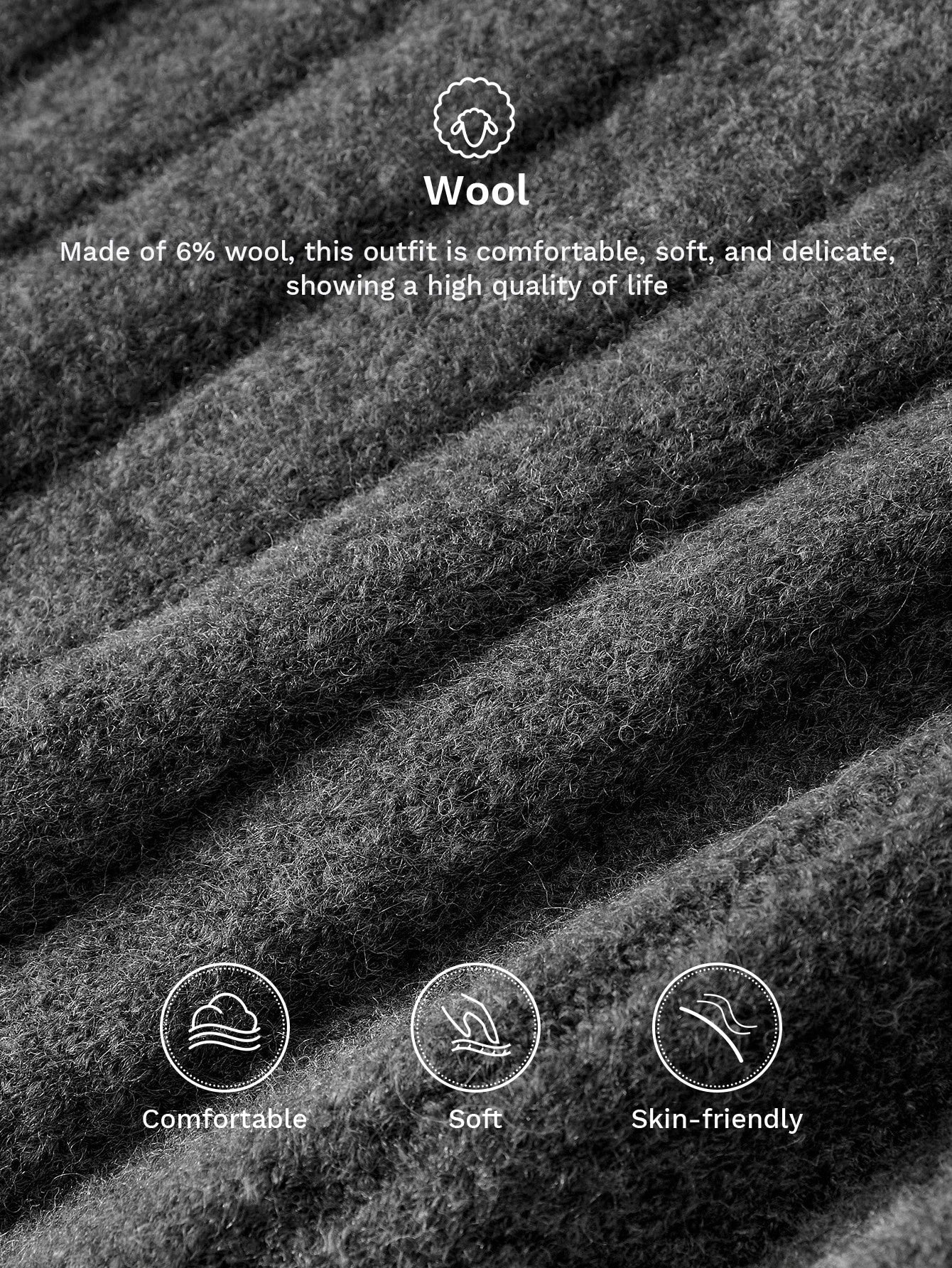 PREMIUM FAUX PEARL RIBKNIT TOP amp SKIRT SWEATER SET