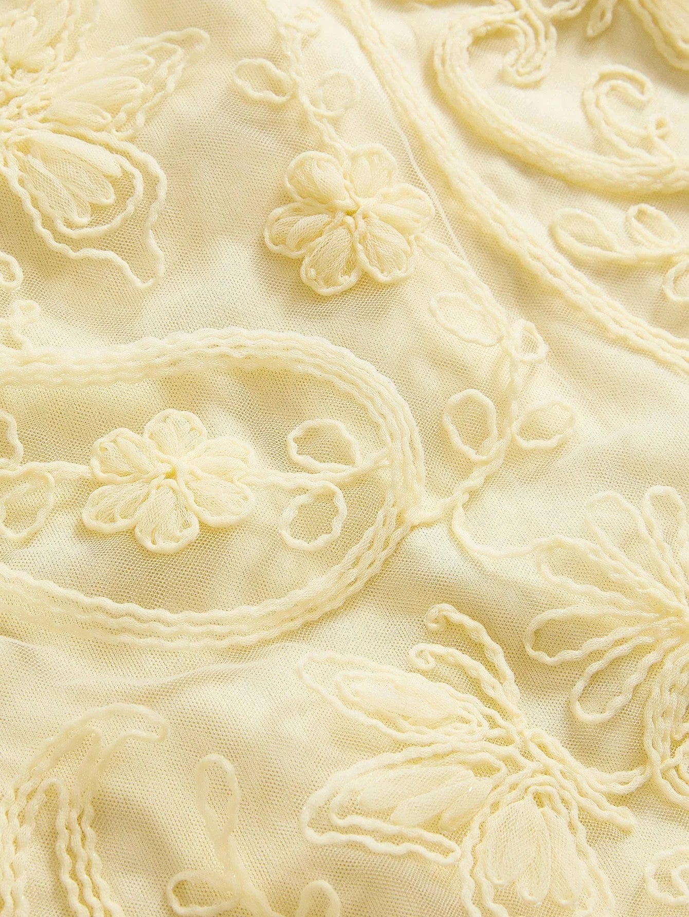 PREMIUM FLORAL EMBROIDERY CAMI DRESS