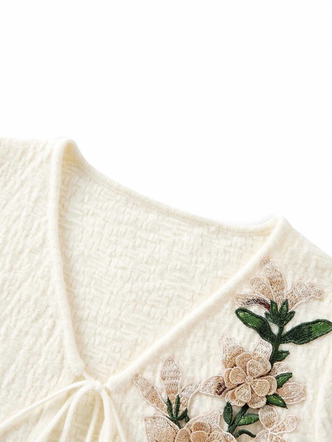 PREMIUM FLORAL EMBROIDERY CAMI SWEATER DRESS amp CARDIGAN