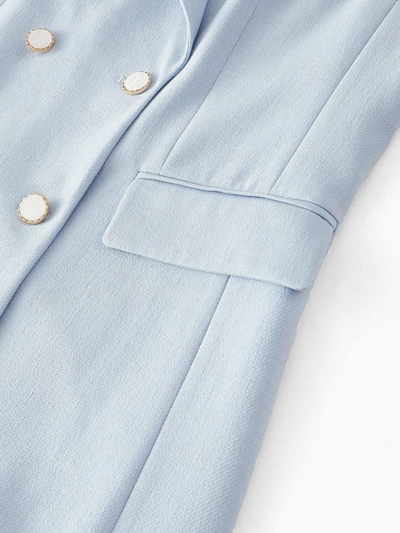 PREMIUM FLORAL EMBROIDERY DOUBLE BREASTED BLAZERSPRINGSUMMER