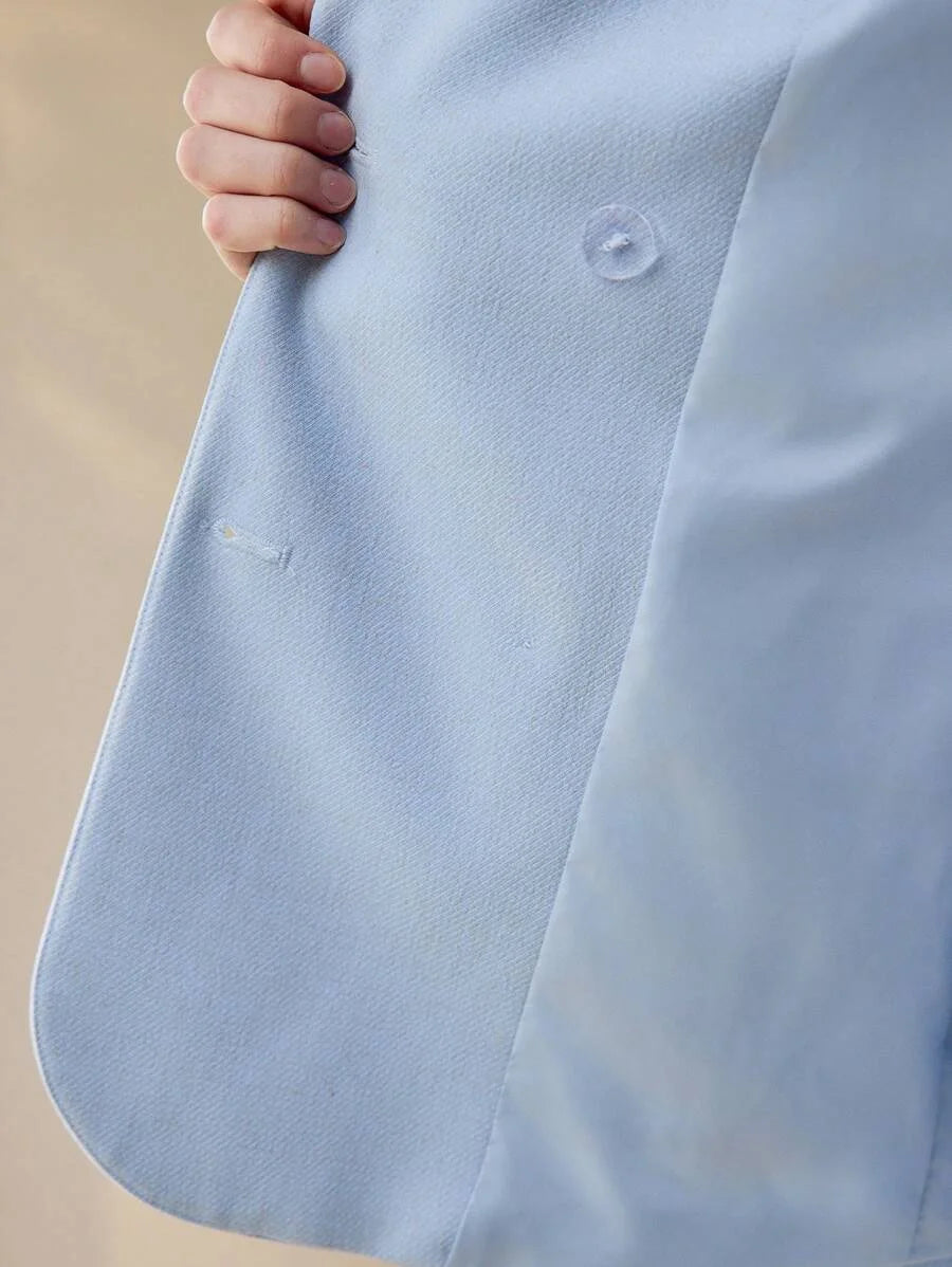 PREMIUM FLORAL EMBROIDERY DOUBLE BREASTED BLAZERSPRINGSUMMER