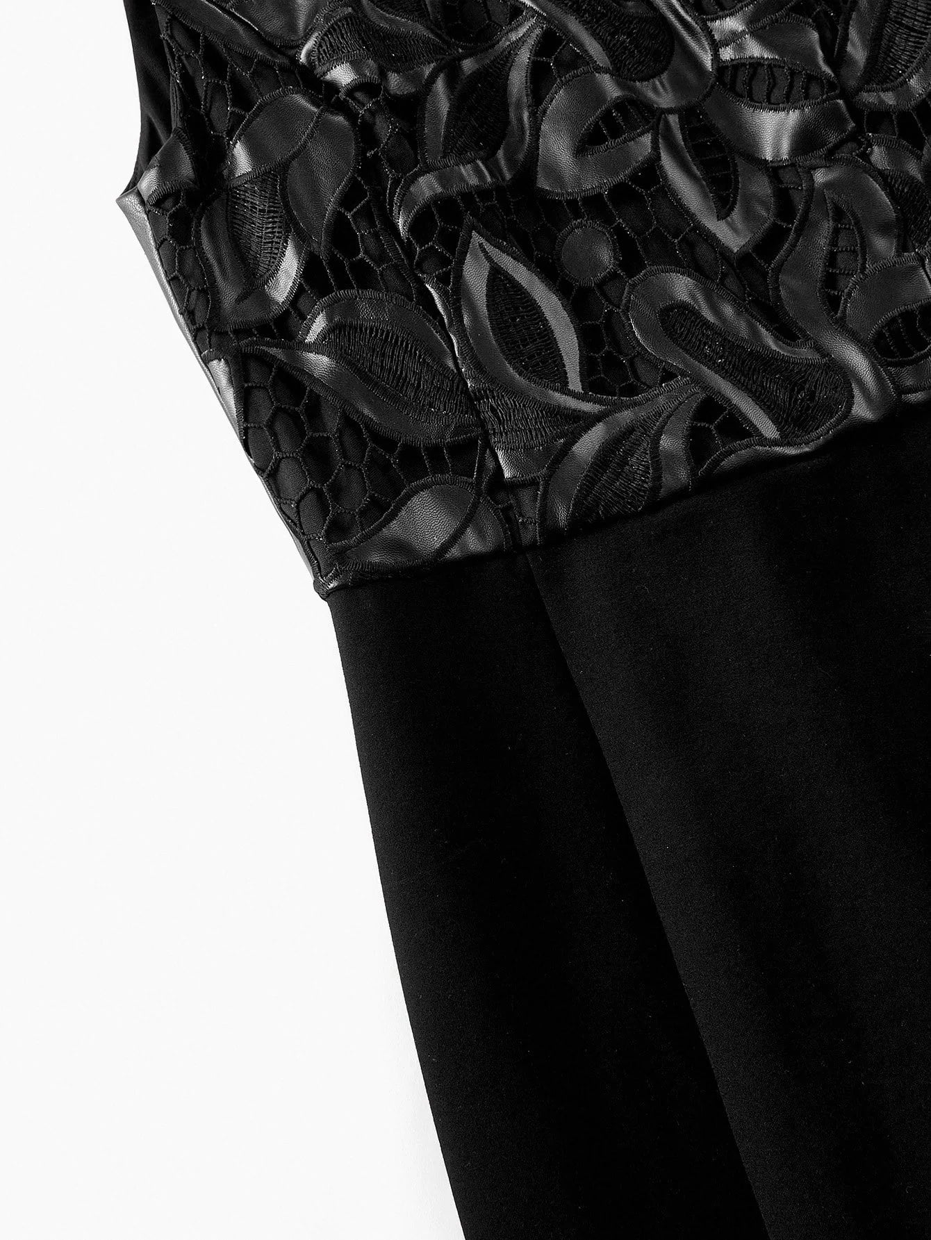 PREMIUM FLORAL EMBROIDERY SPLIT HEM DRESS