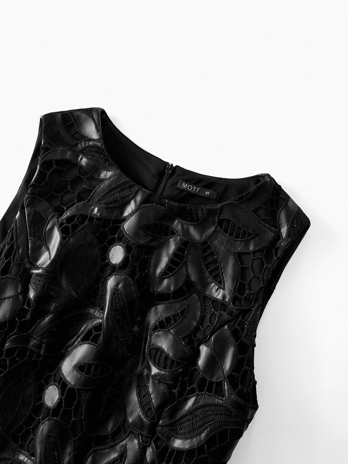 PREMIUM FLORAL EMBROIDERY SPLIT HEM DRESS