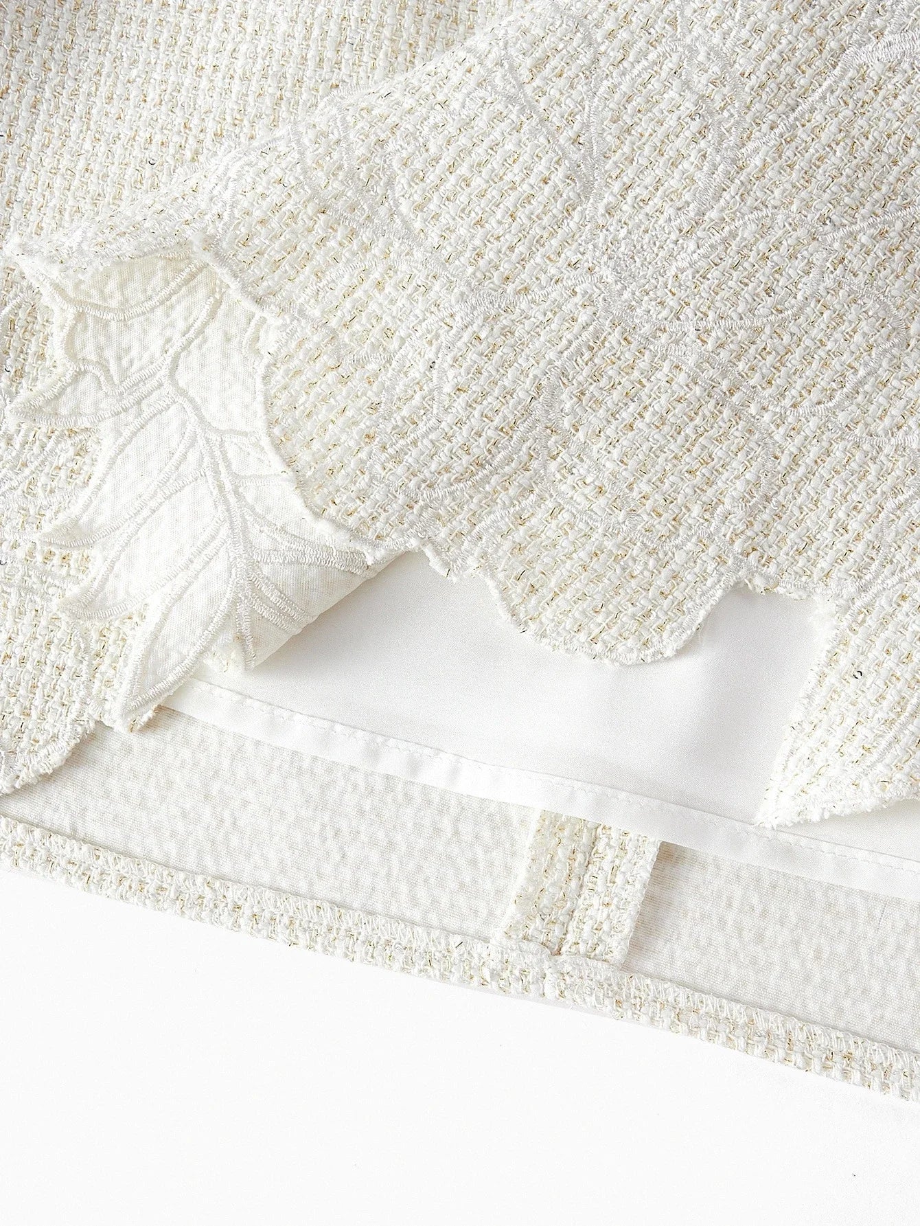 PREMIUM FLORAL EMBROIDERY STEREO FLOWER SLEEVELESS DRESS