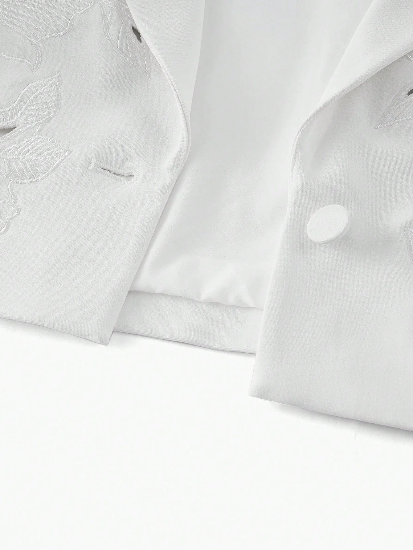 PREMIUM FLORAL EMBROIDERY STRUCTURED BLAZERSPRINGSUMMER