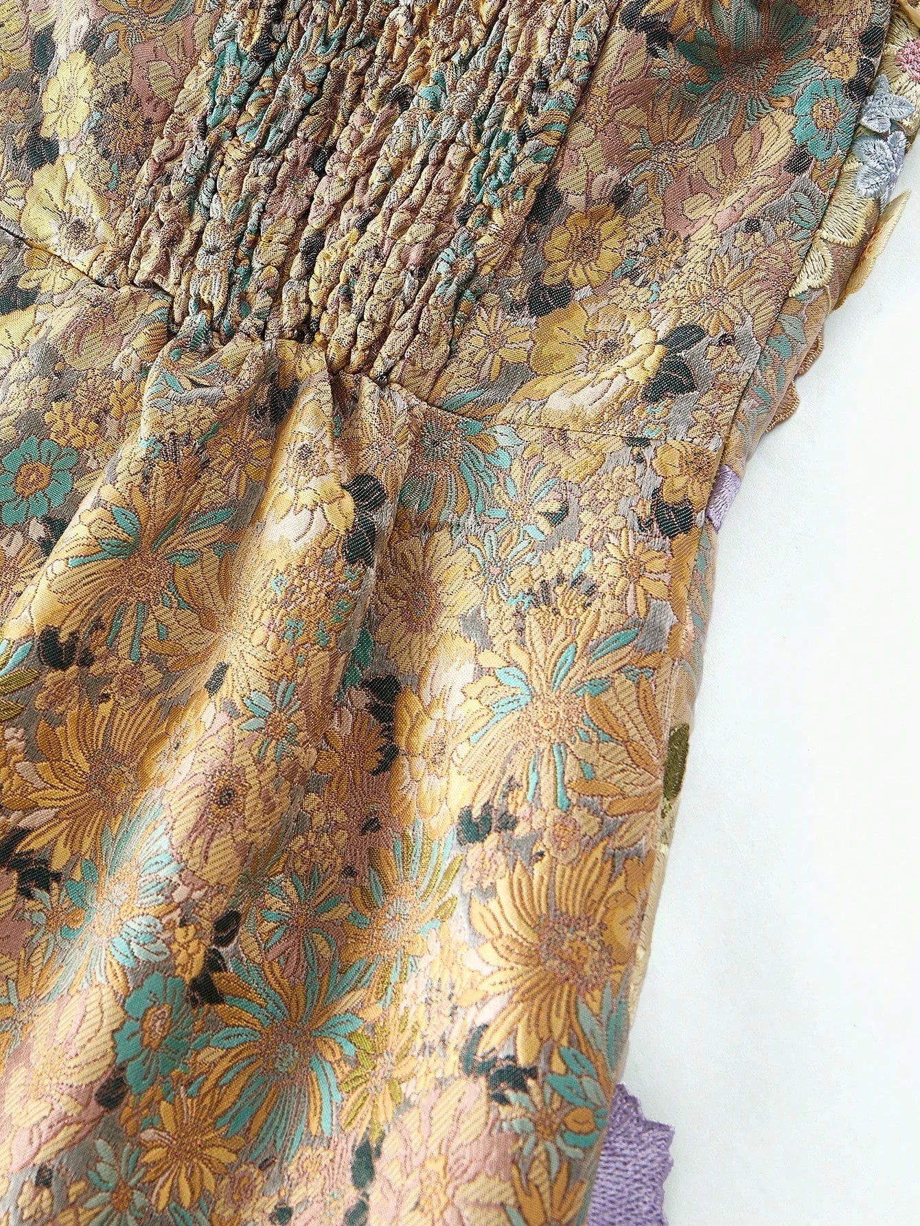 PREMIUM FLORAL EMBROIDERY TUBE SHORT DRESS