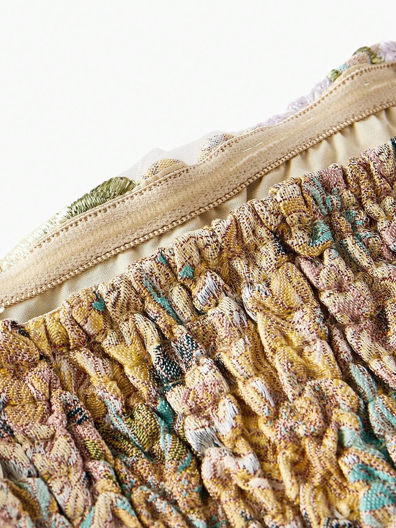 PREMIUM FLORAL EMBROIDERY TUBE SHORT DRESS