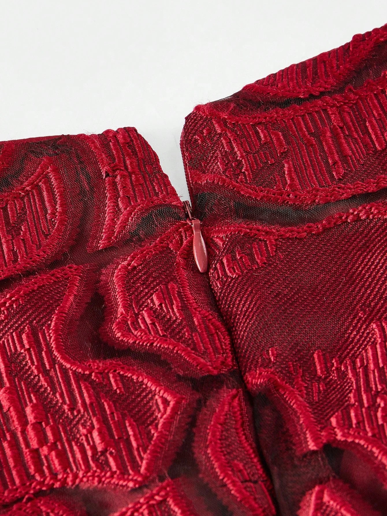 PREMIUM FLORAL JACQUARD A LINE DRESSSPRINGSUMMER