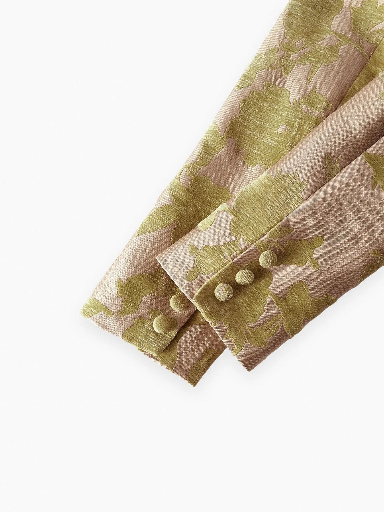 PREMIUM FLORAL JACQUARD STRUCTURED BLAZER