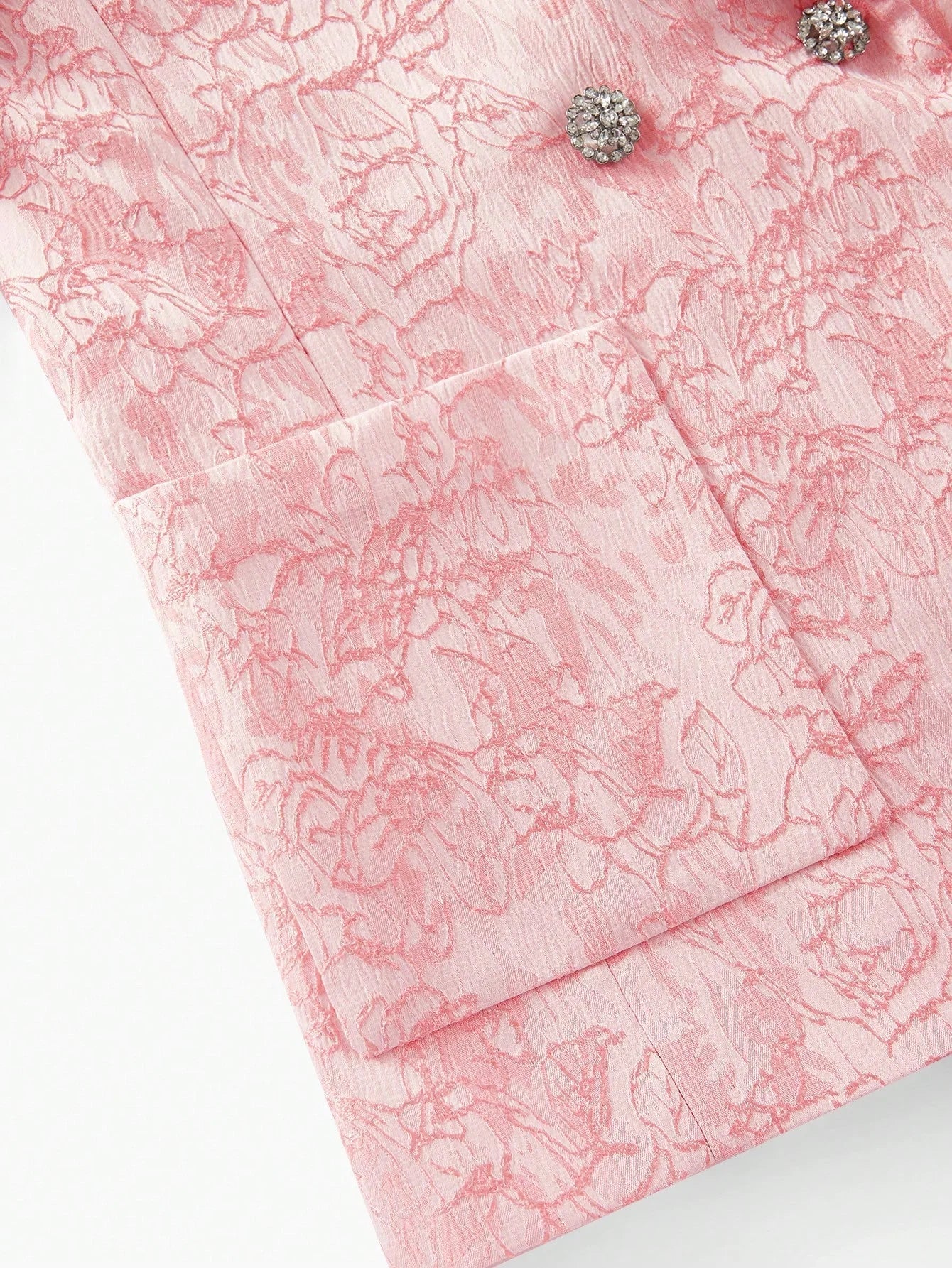 PREMIUM FLORAL JACQUARD STRUCTURED BLAZERVALENTINES DAY