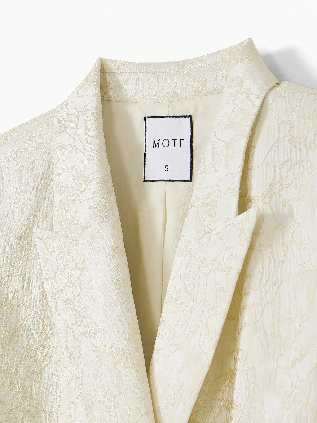 PREMIUM FLORAL JACQUARD STRUCTURED BLAZERVALENTINES DAYSPRINGSUMMER