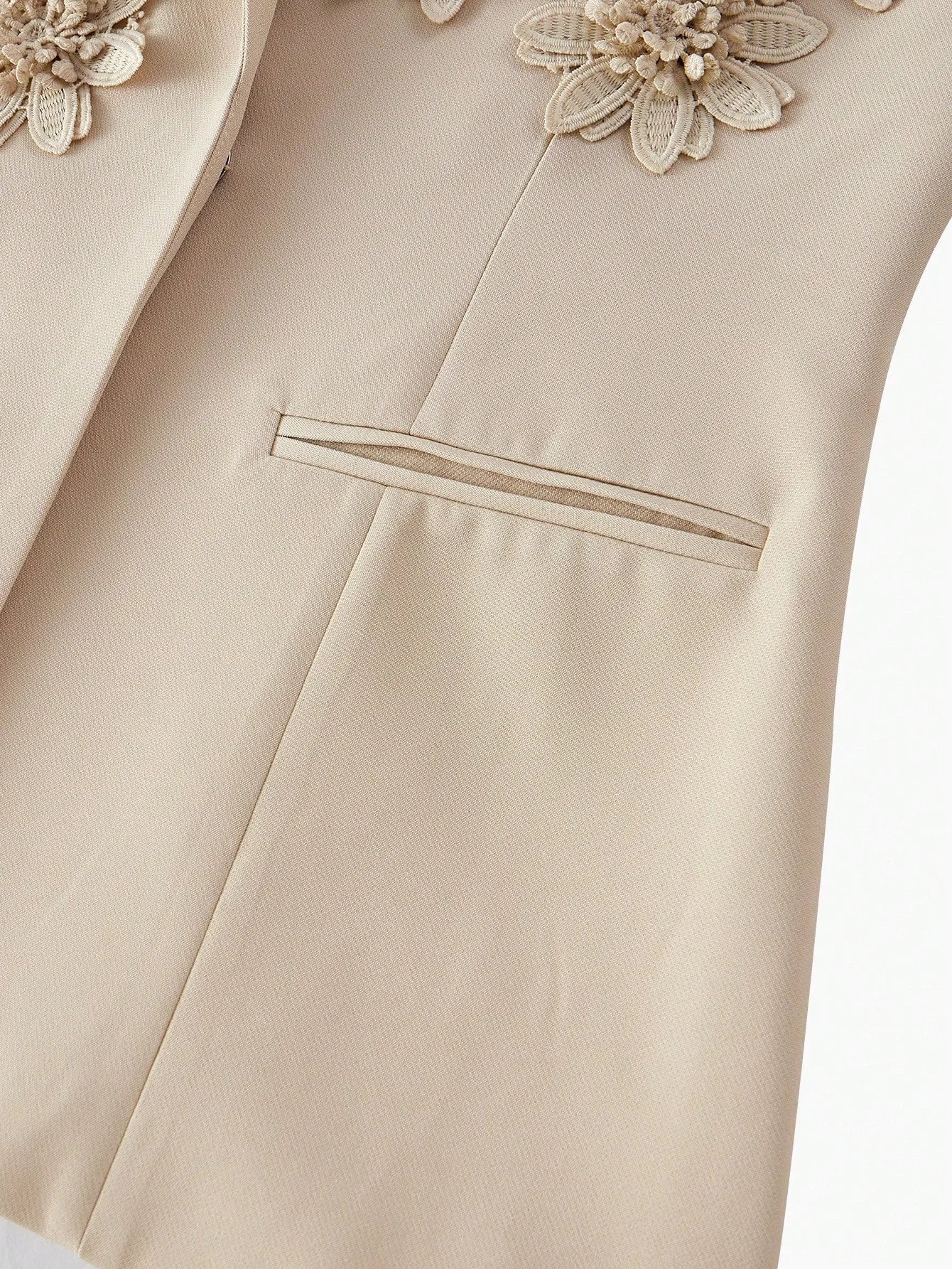 PREMIUM FLORAL PATCHED STRUCTURED BLAZER