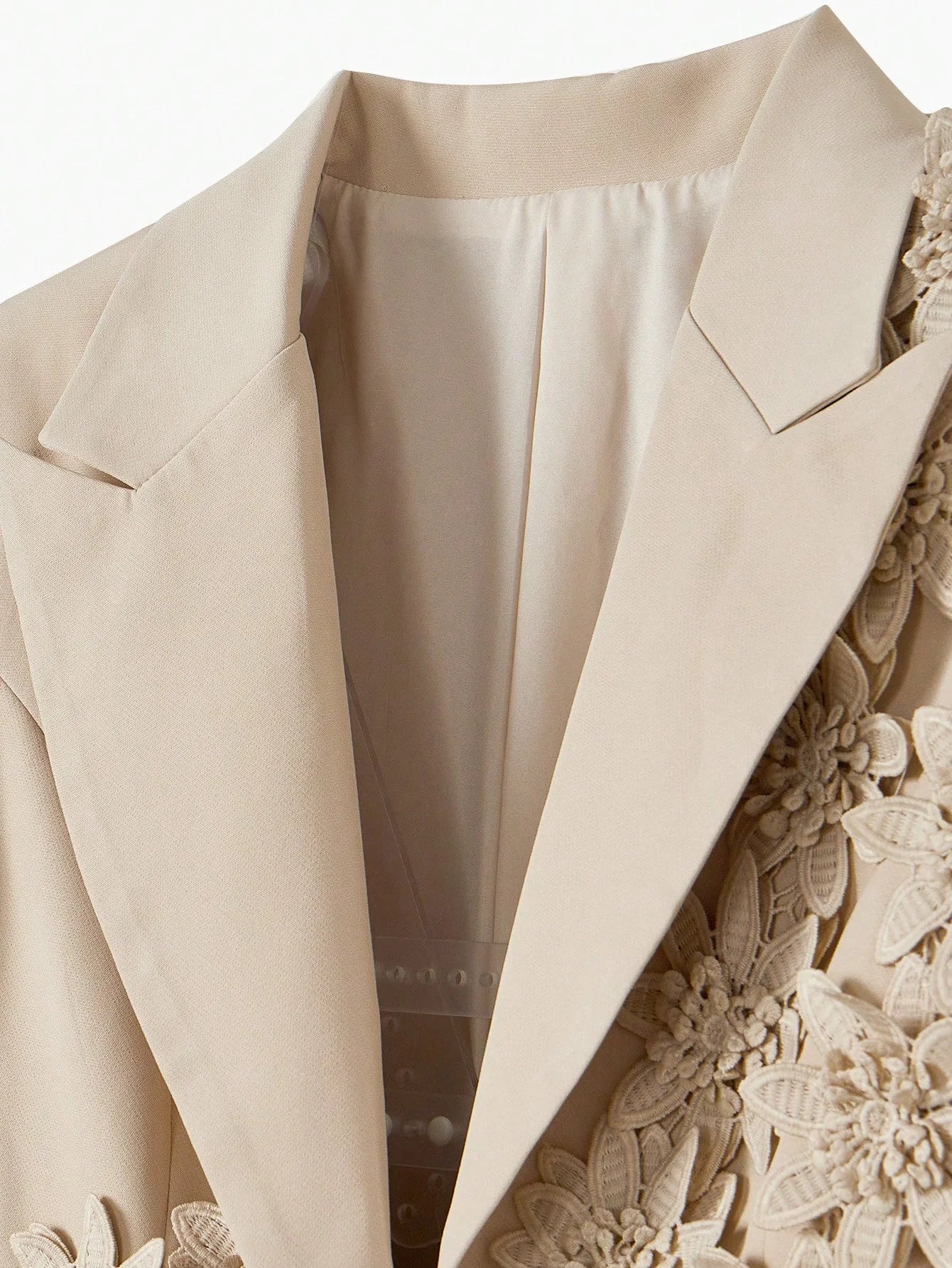 PREMIUM FLORAL PATCHED STRUCTURED BLAZER