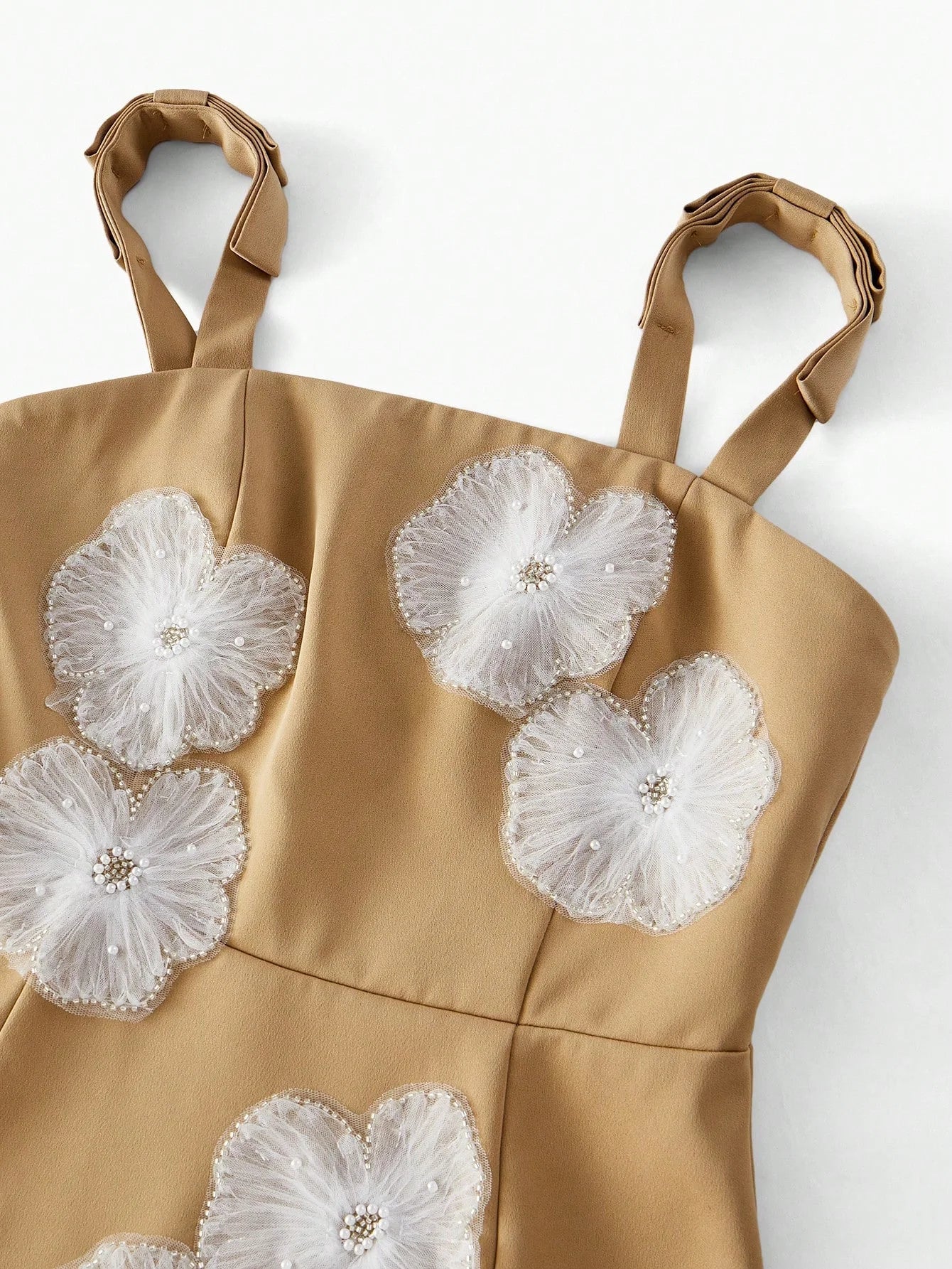 PREMIUM FLORAL PATCHED TANK DRESS