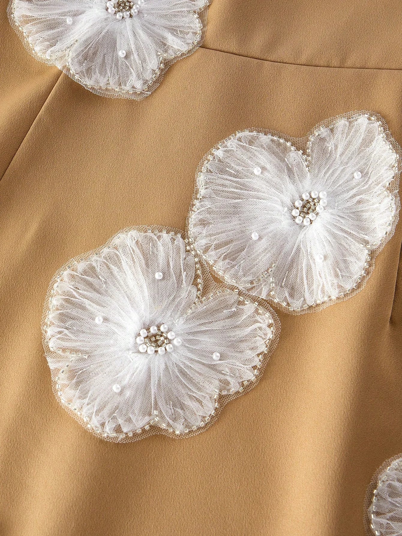 PREMIUM FLORAL PATCHED TANK DRESS