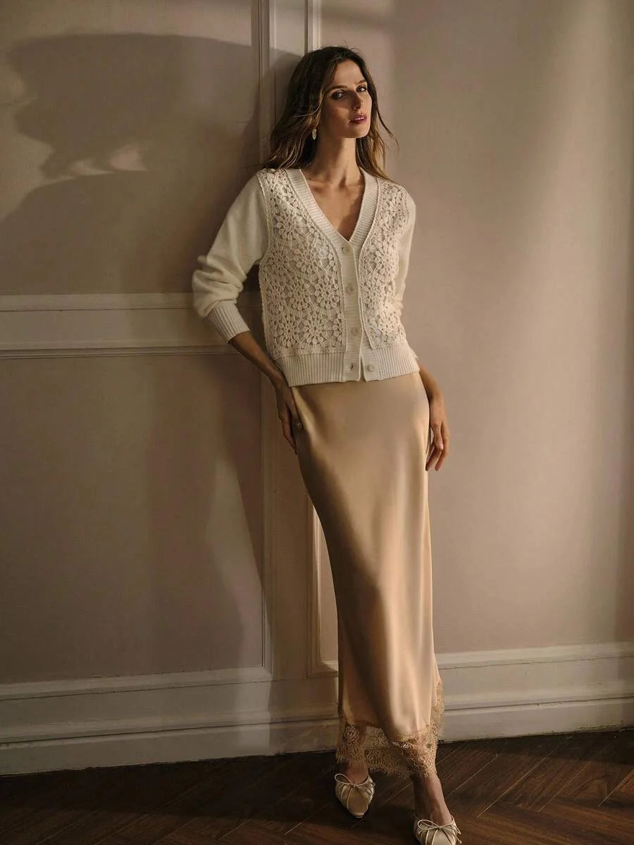 PREMIUM FLORAL PATTERN BUTTON UP CARDIGAN FALL WINTER