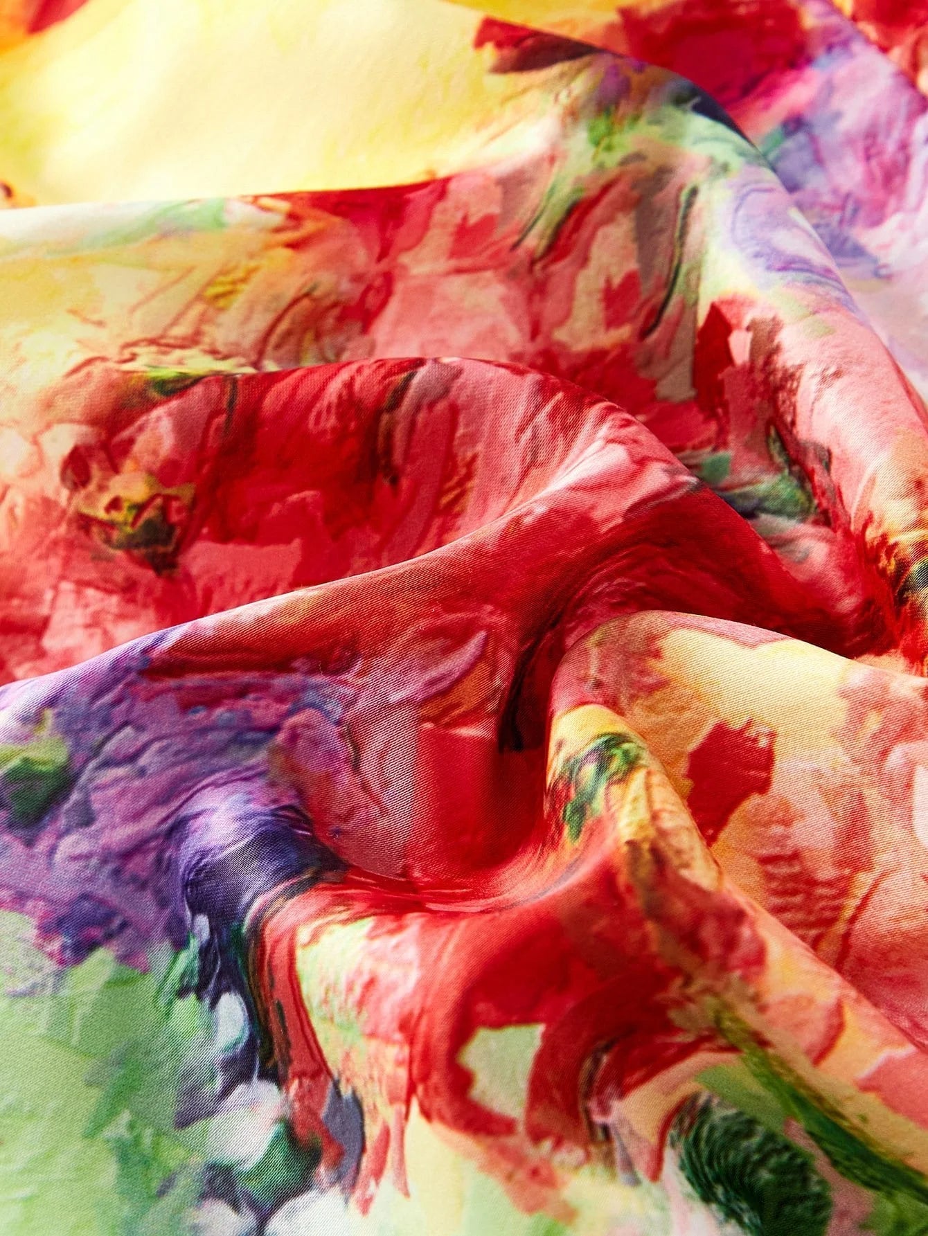 PREMIUM FLORAL PRINT BELTED DRESS