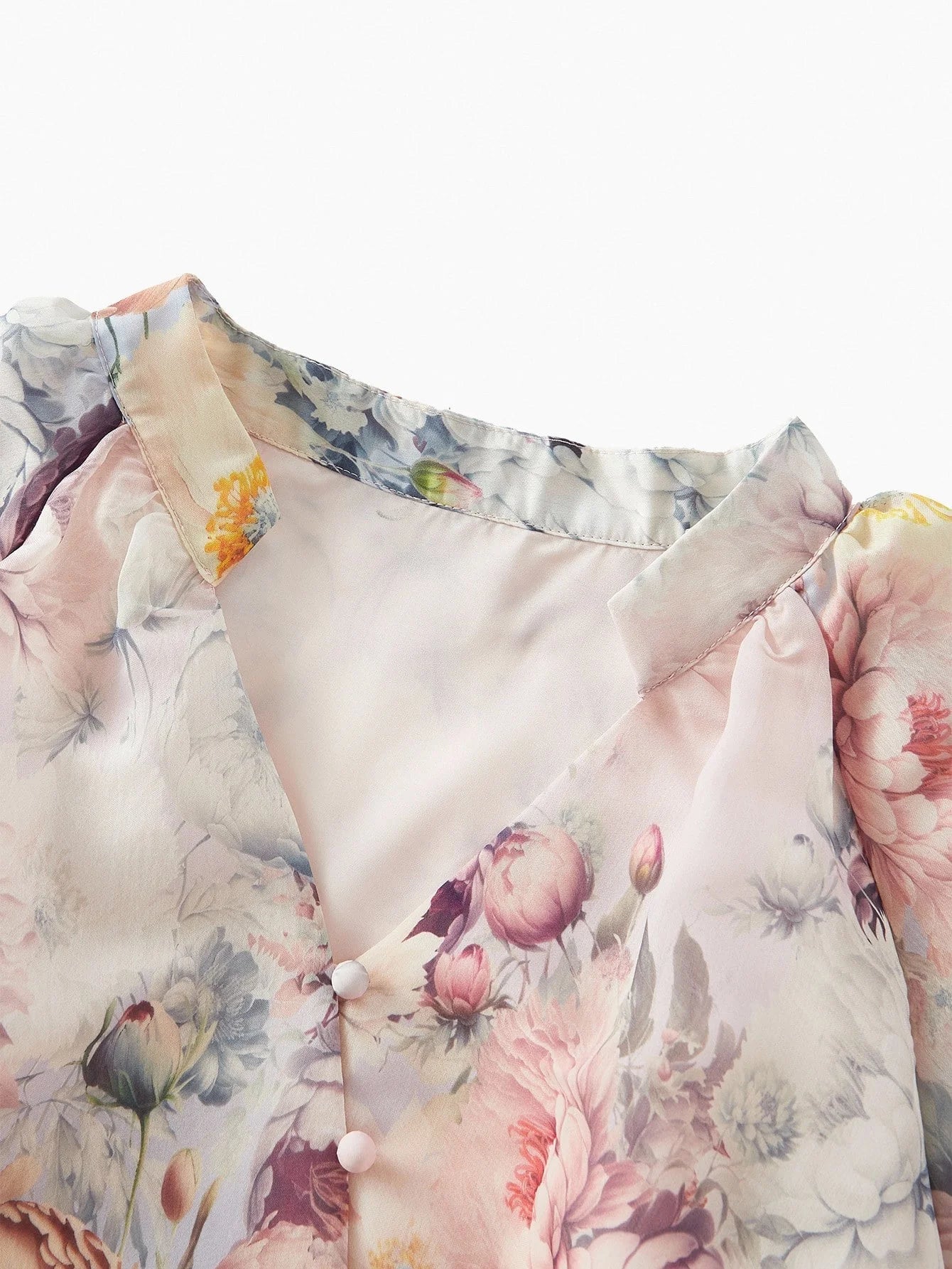 PREMIUM FLORAL PRINT BELTED DRESS