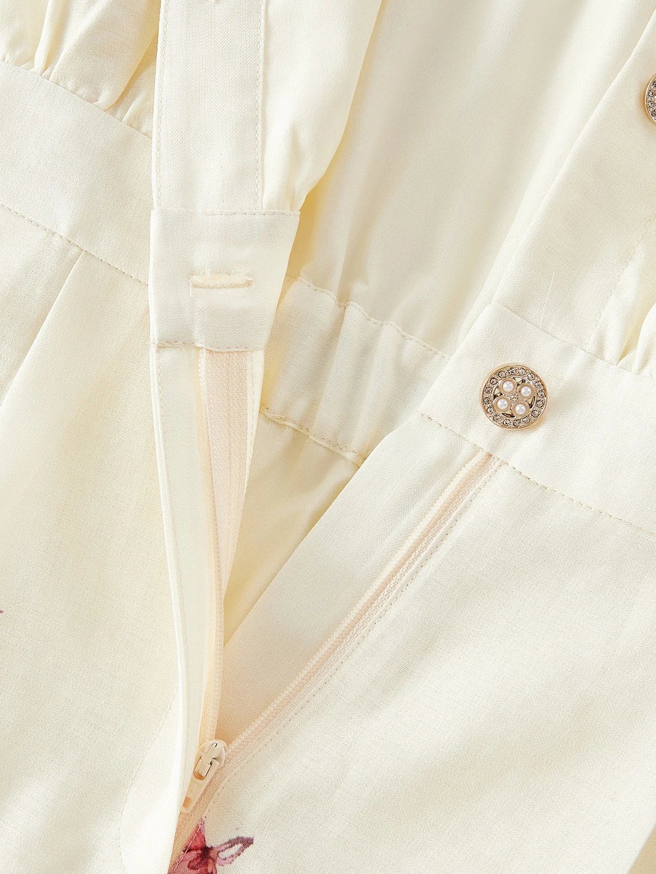 PREMIUM FLORAL PRINT BELTED JUMPSUIT