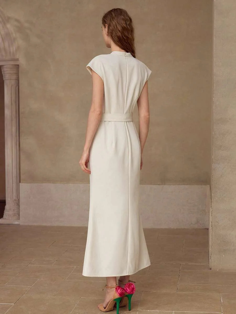 PREMIUM FLORAL PRINT BIAS CUT DRESS