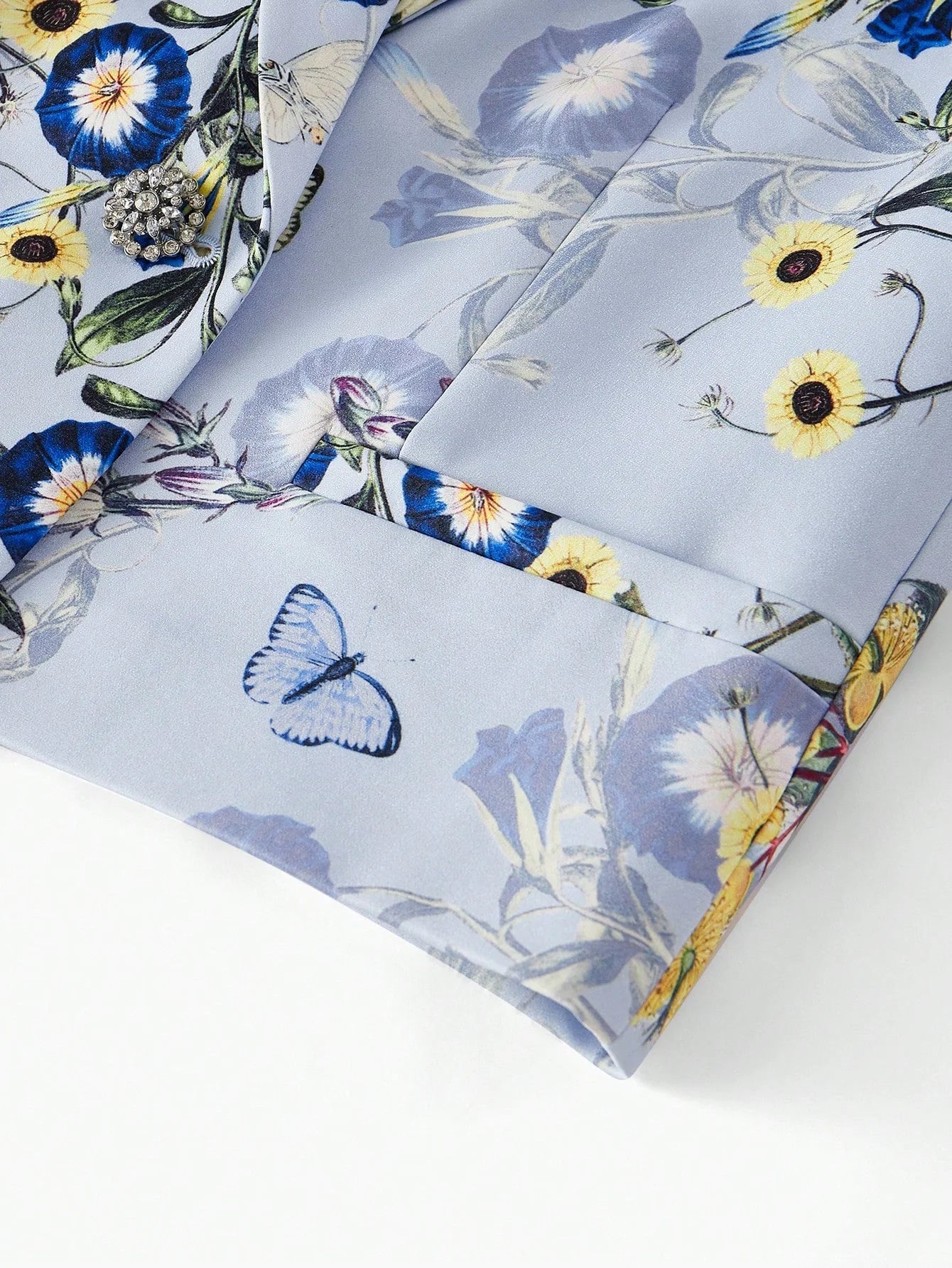 PREMIUM FLORAL PRINT BOXY BLAZERVALENTINES DAYSPRINGSUMMER