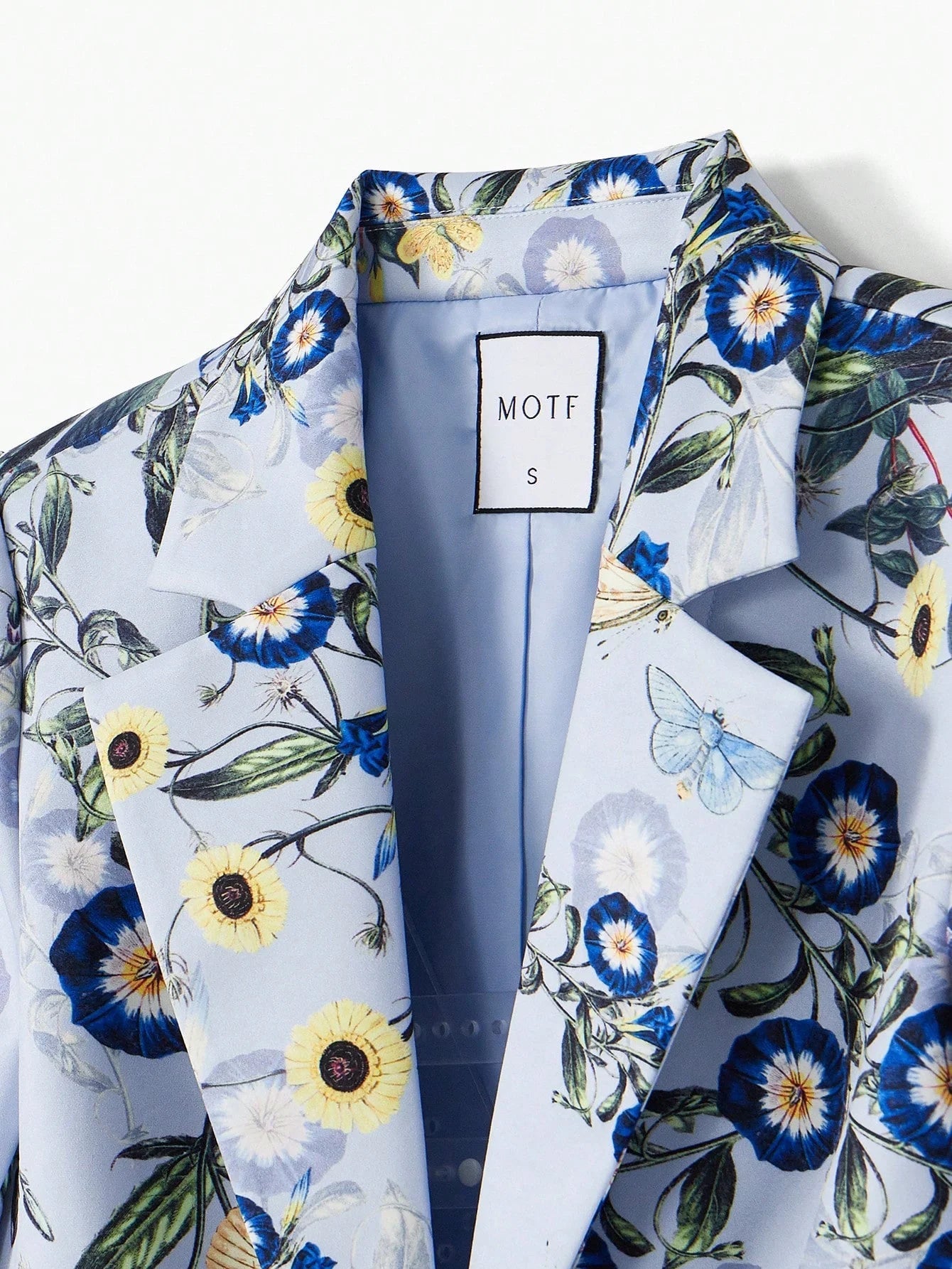PREMIUM FLORAL PRINT BOXY BLAZERVALENTINES DAYSPRINGSUMMER