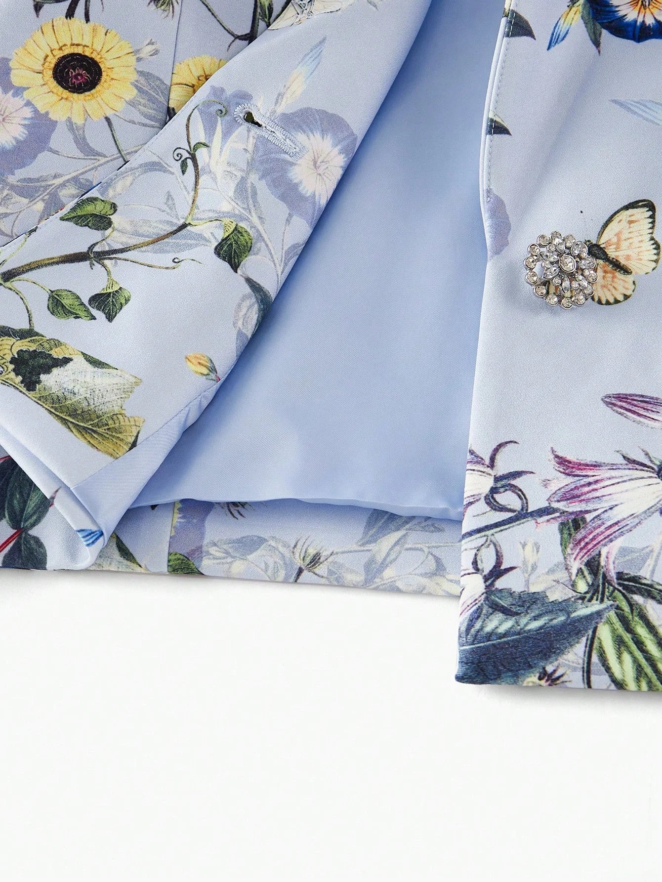 PREMIUM FLORAL PRINT BOXY BLAZERVALENTINES DAYSPRINGSUMMER