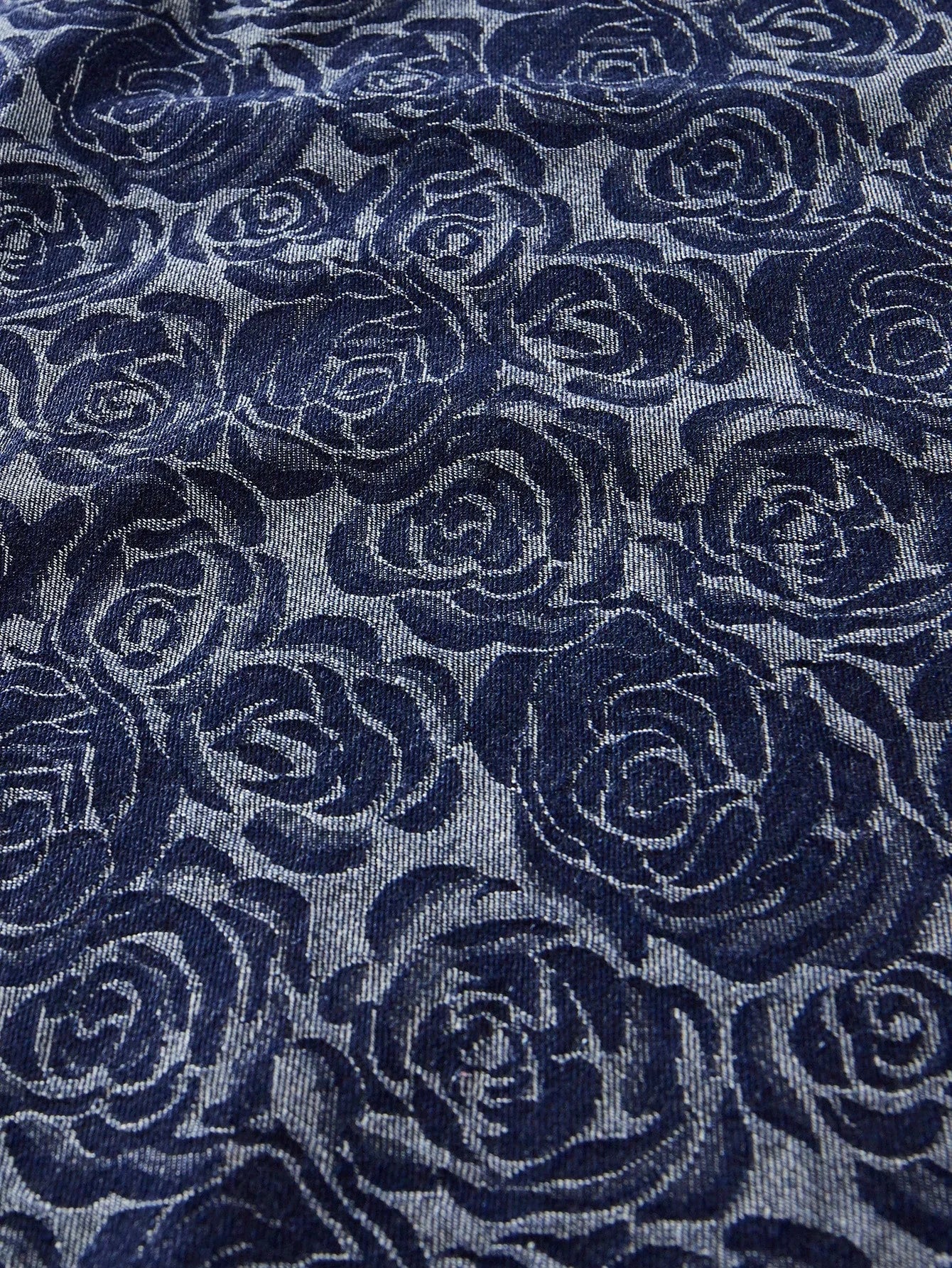 PREMIUM FLORAL PRINT BUTTON UP SLEEVELESS DENIM DRESSSPRINGSUMMER