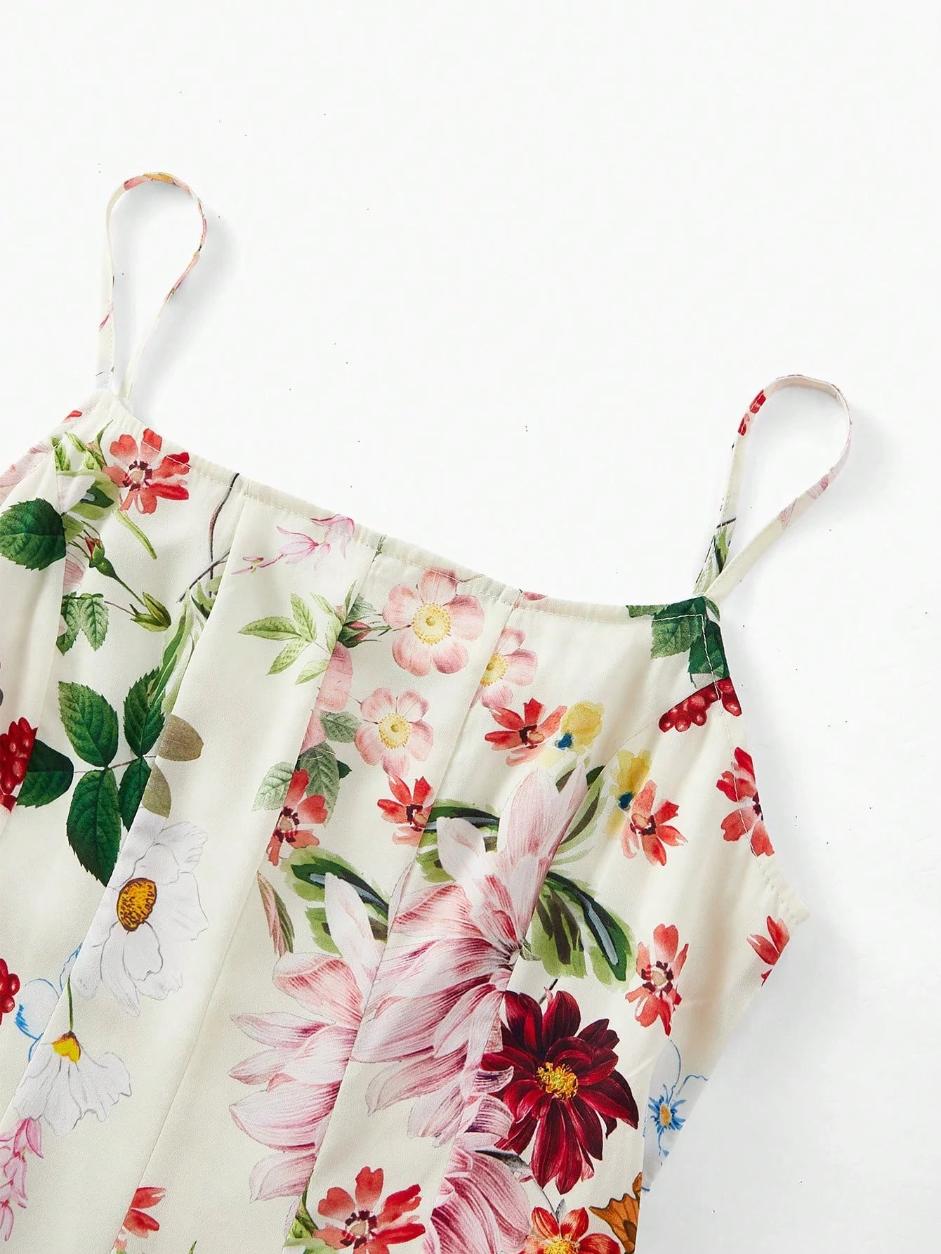 PREMIUM FLORAL PRINT CAMI DRESSSUMMER DRESSES FOR WOMEN