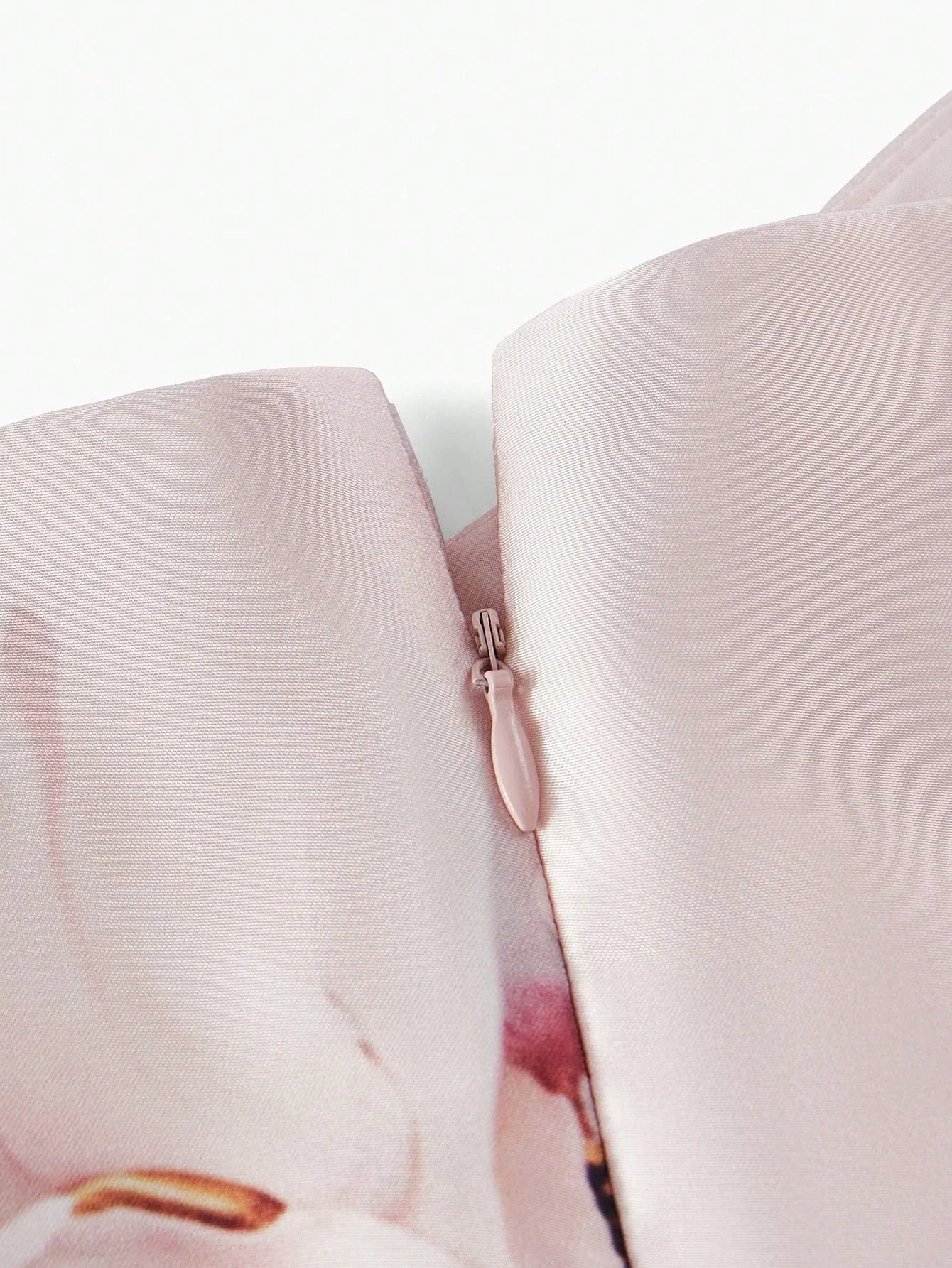 PREMIUM FLORAL PRINT COLD SHOULDER DRESS