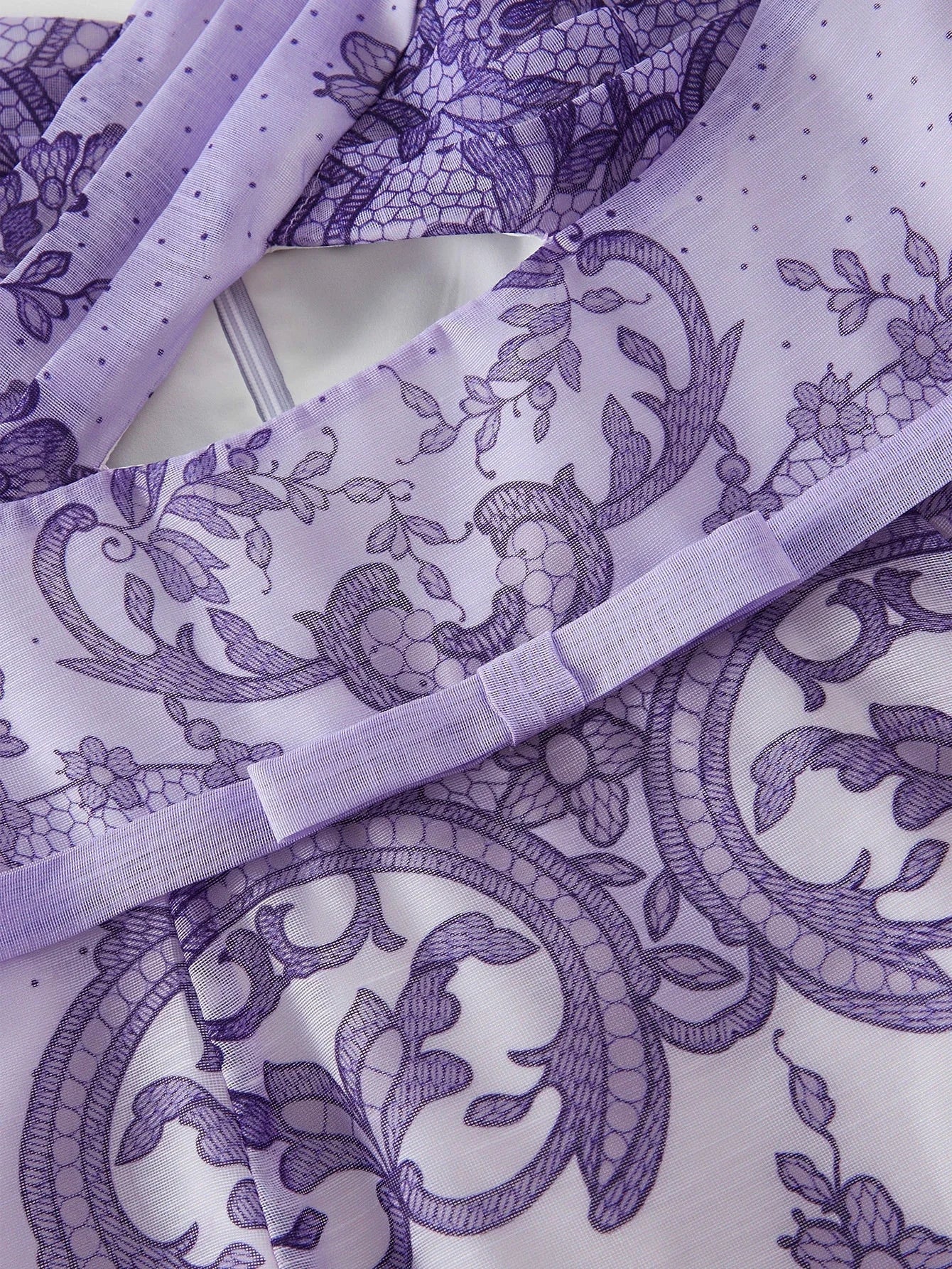 PREMIUM FLORAL PRINT FLOWY DRESS