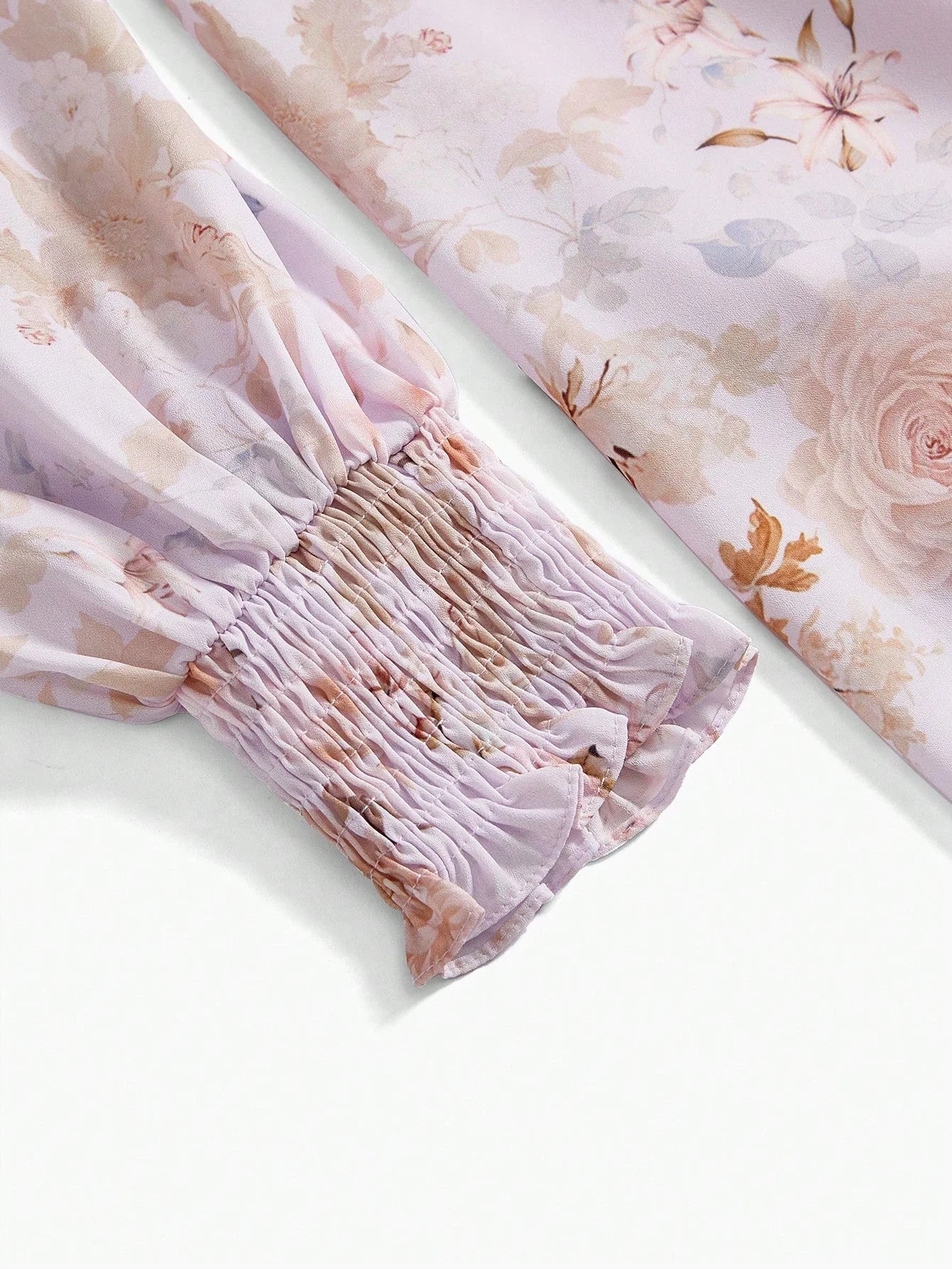 PREMIUM FLORAL PRINT FLOWY DRESS