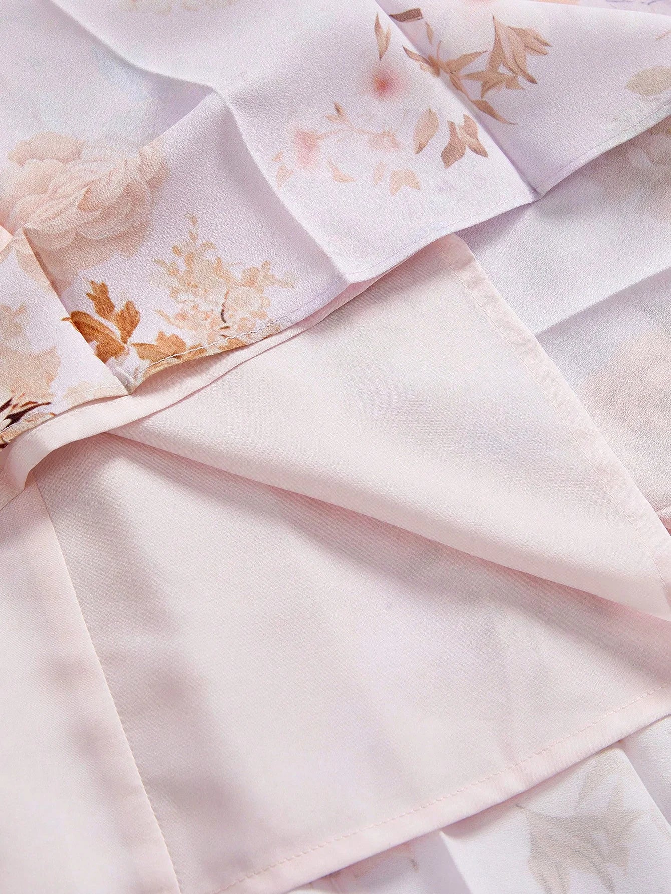 PREMIUM FLORAL PRINT PLEATED CAMI DRESS