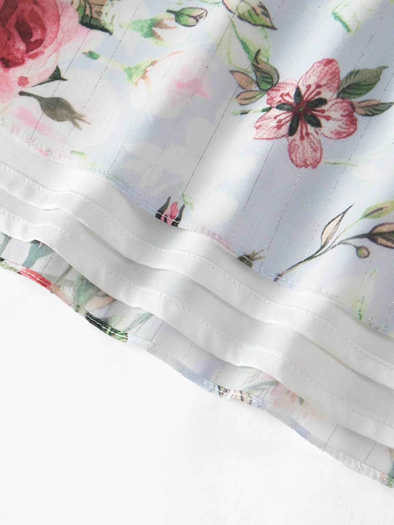 PREMIUM FLORAL PRINT RUCHED DRESS