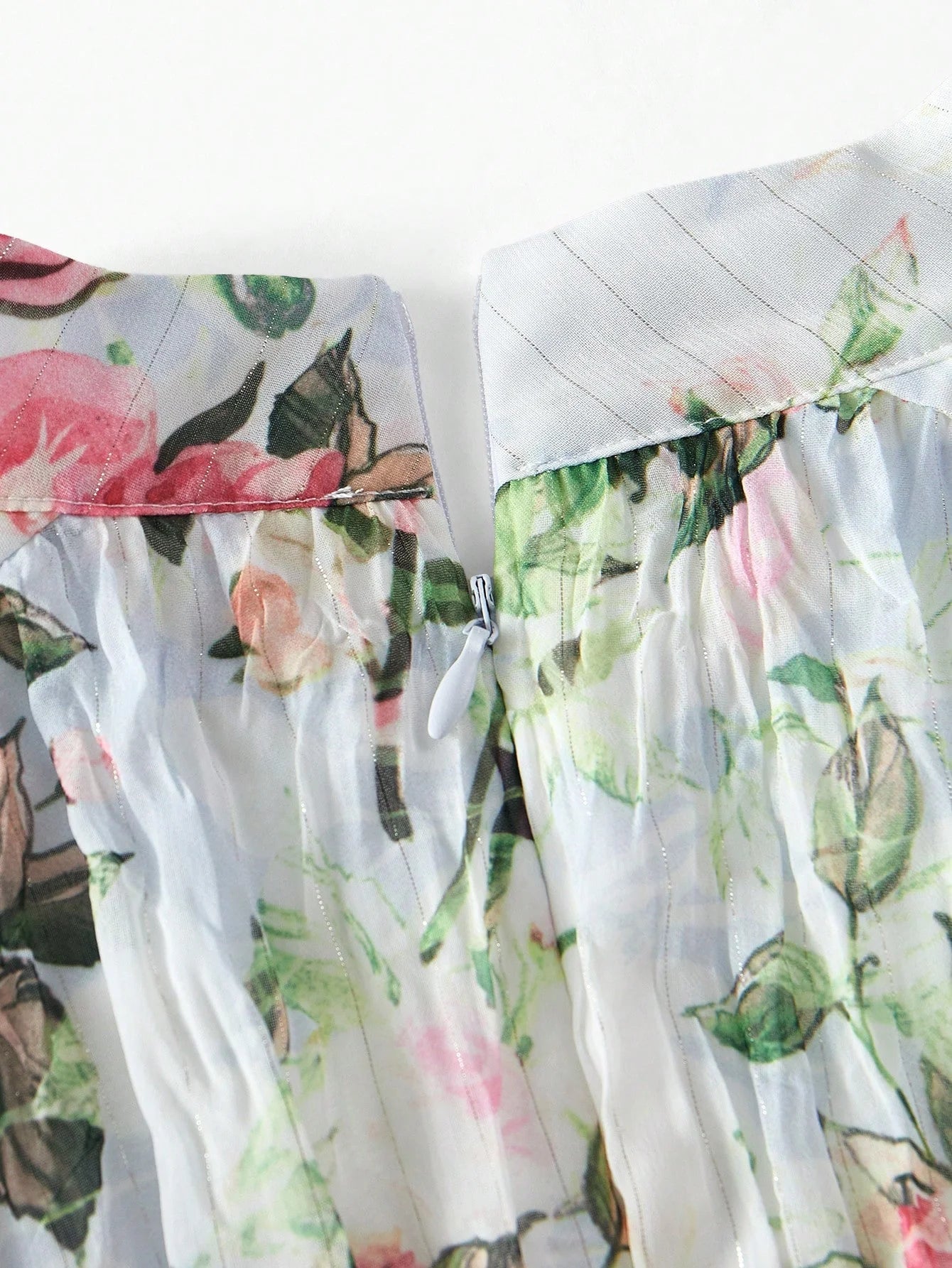 PREMIUM FLORAL PRINT RUCHED DRESS