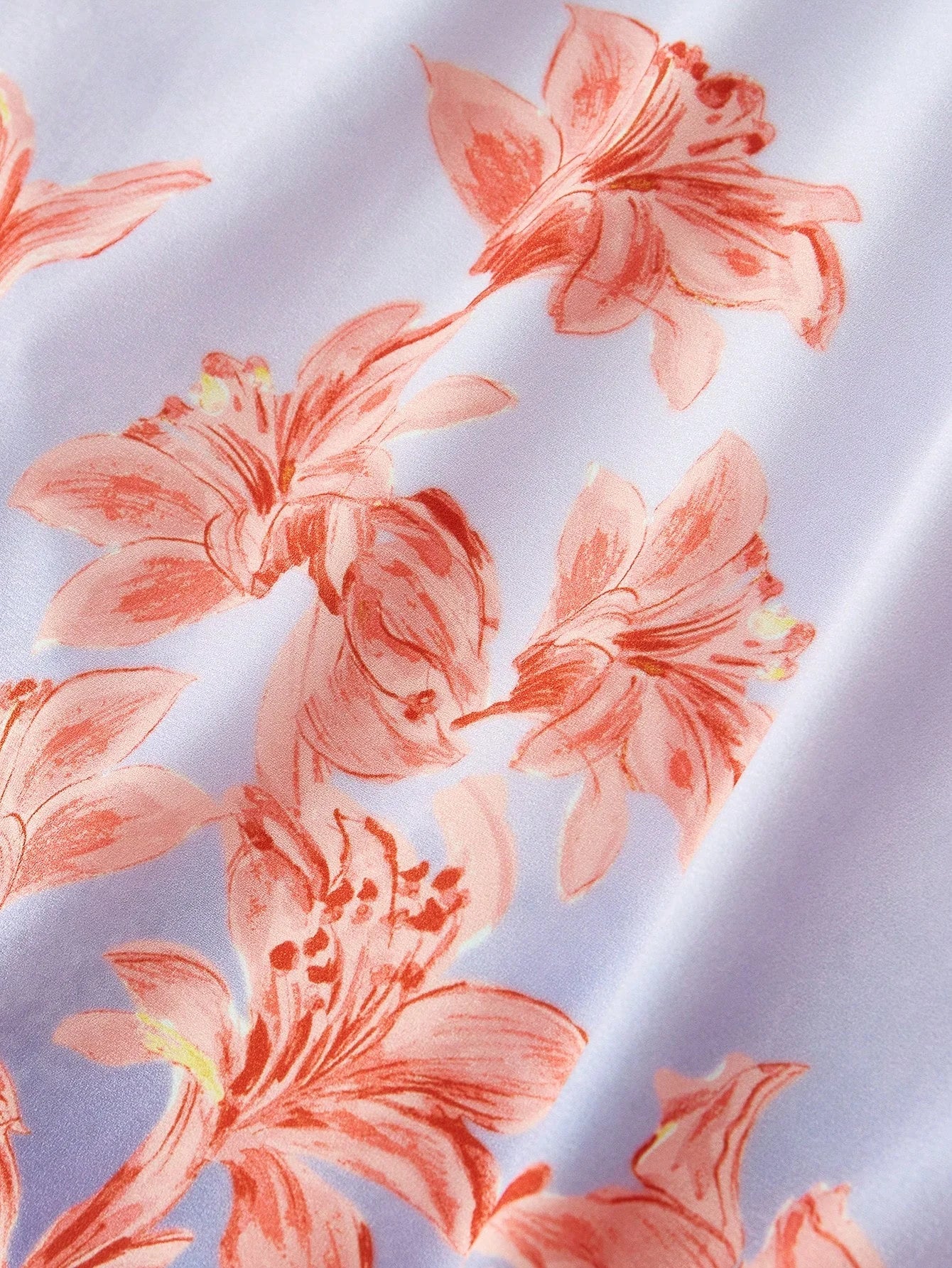 PREMIUM FLORAL PRINT RUFFLE HEM DRESS