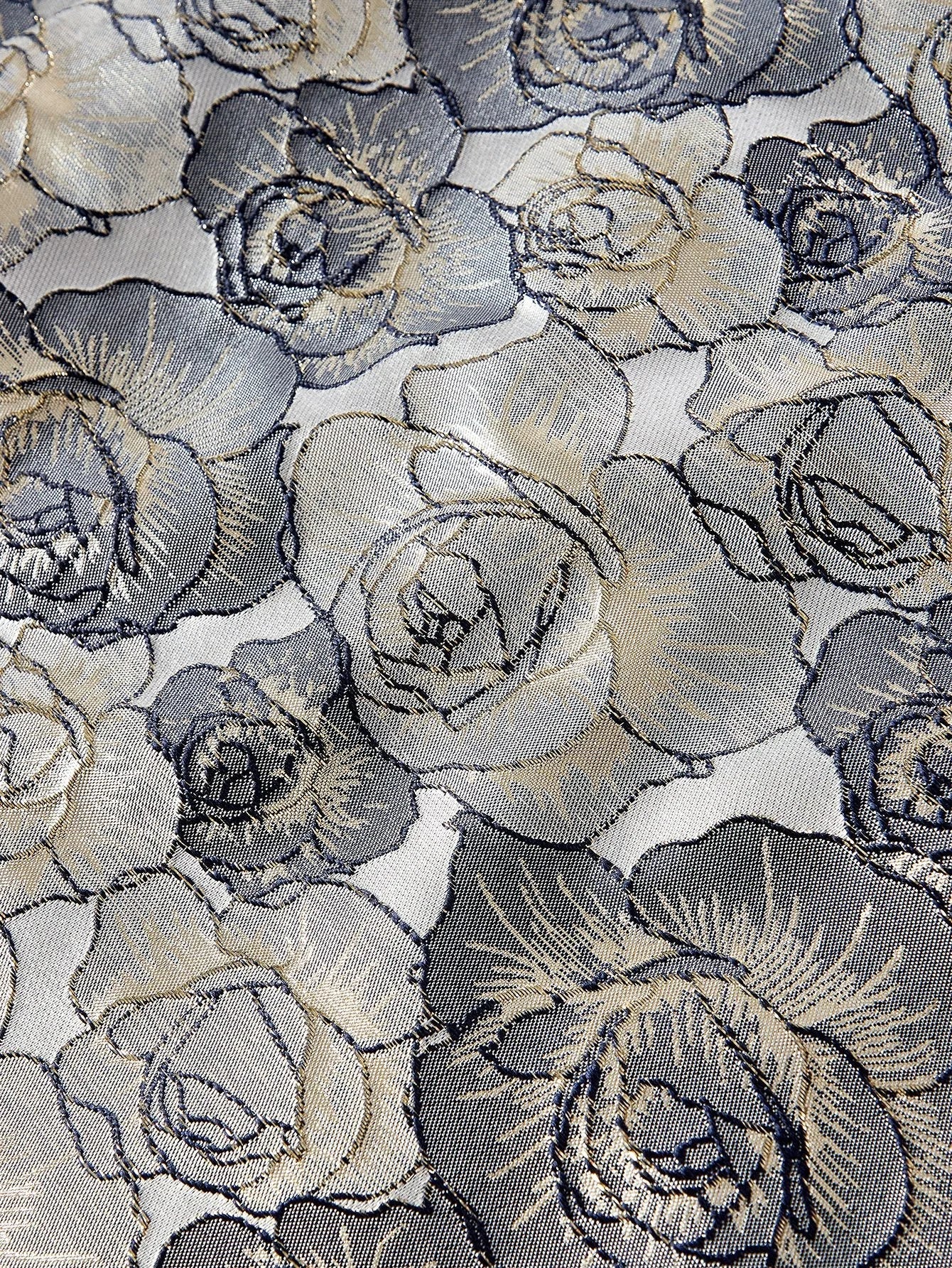 PREMIUM FLORAL PRINT ZIPPER DRESS