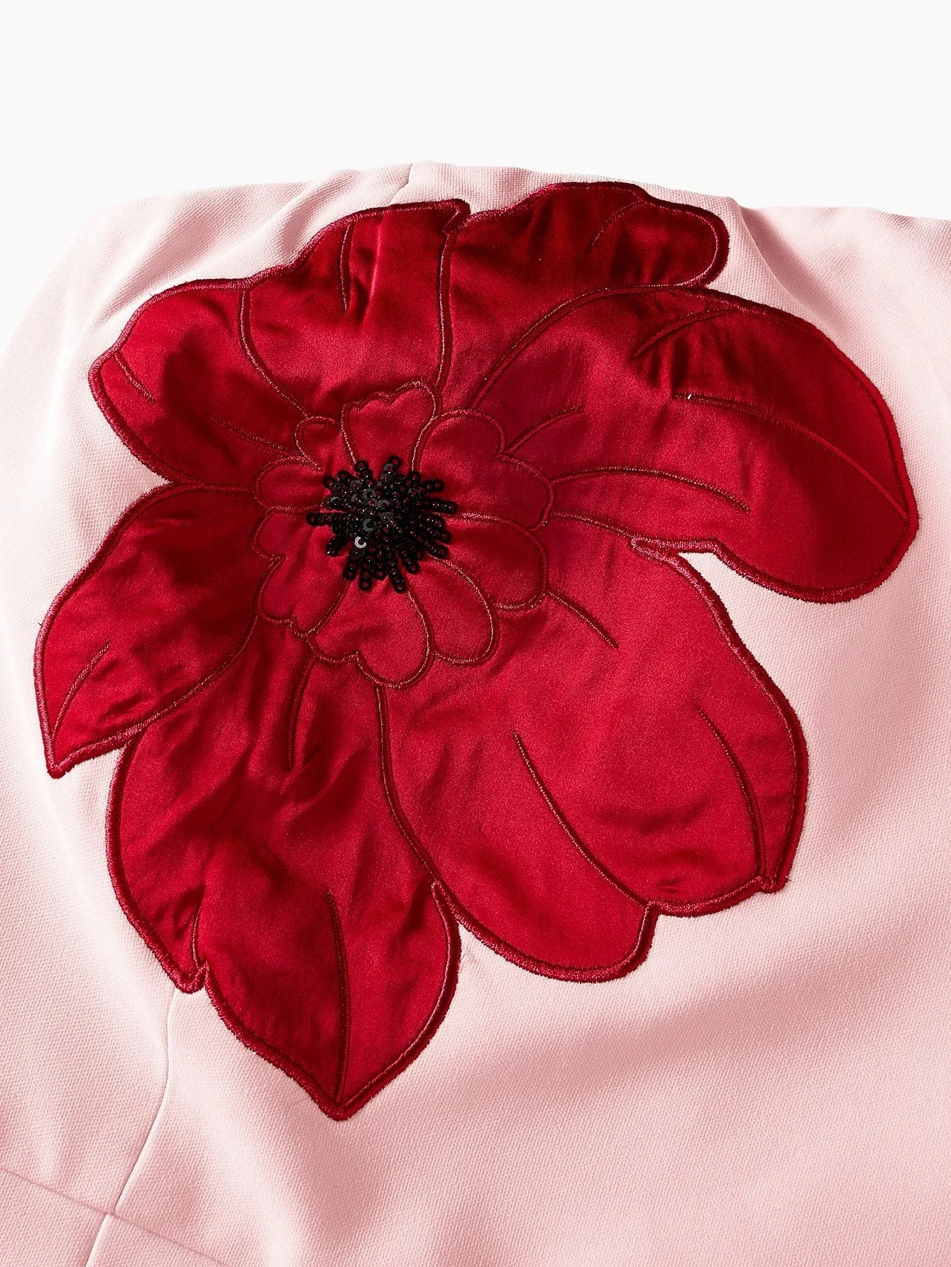 PREMIUM FLOWER EMBROIDERY BELT DRESS