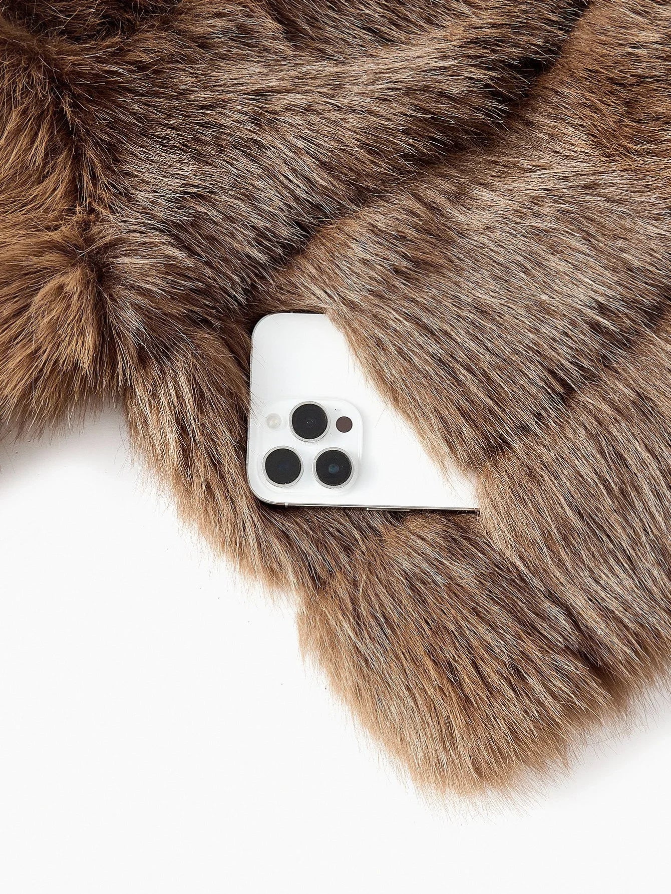 PREMIUM Fluffy Textured Short Elegant Coat AutumnWinter