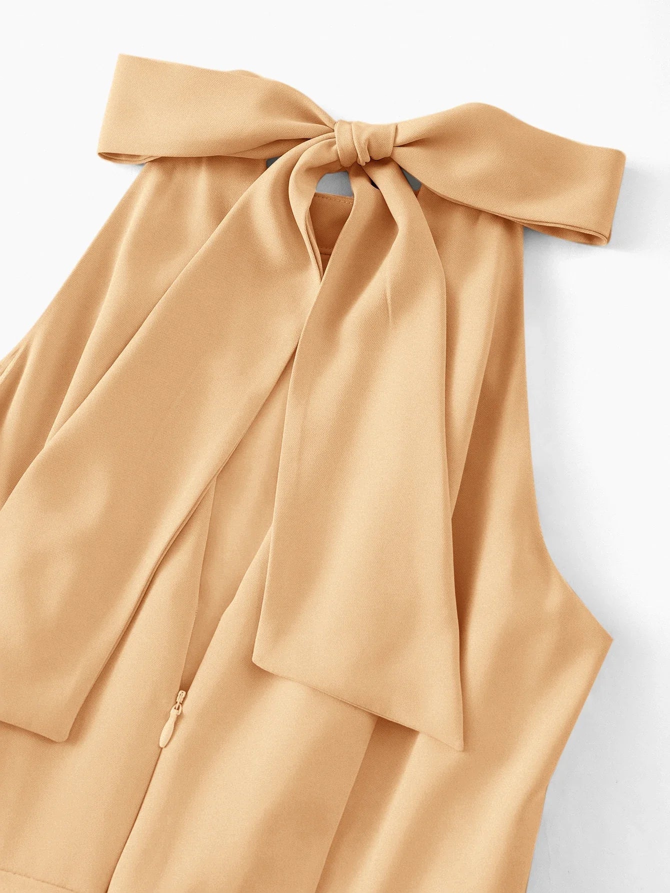 PREMIUM FOLD PLEATED SLANT POCKET JUMPSUIT