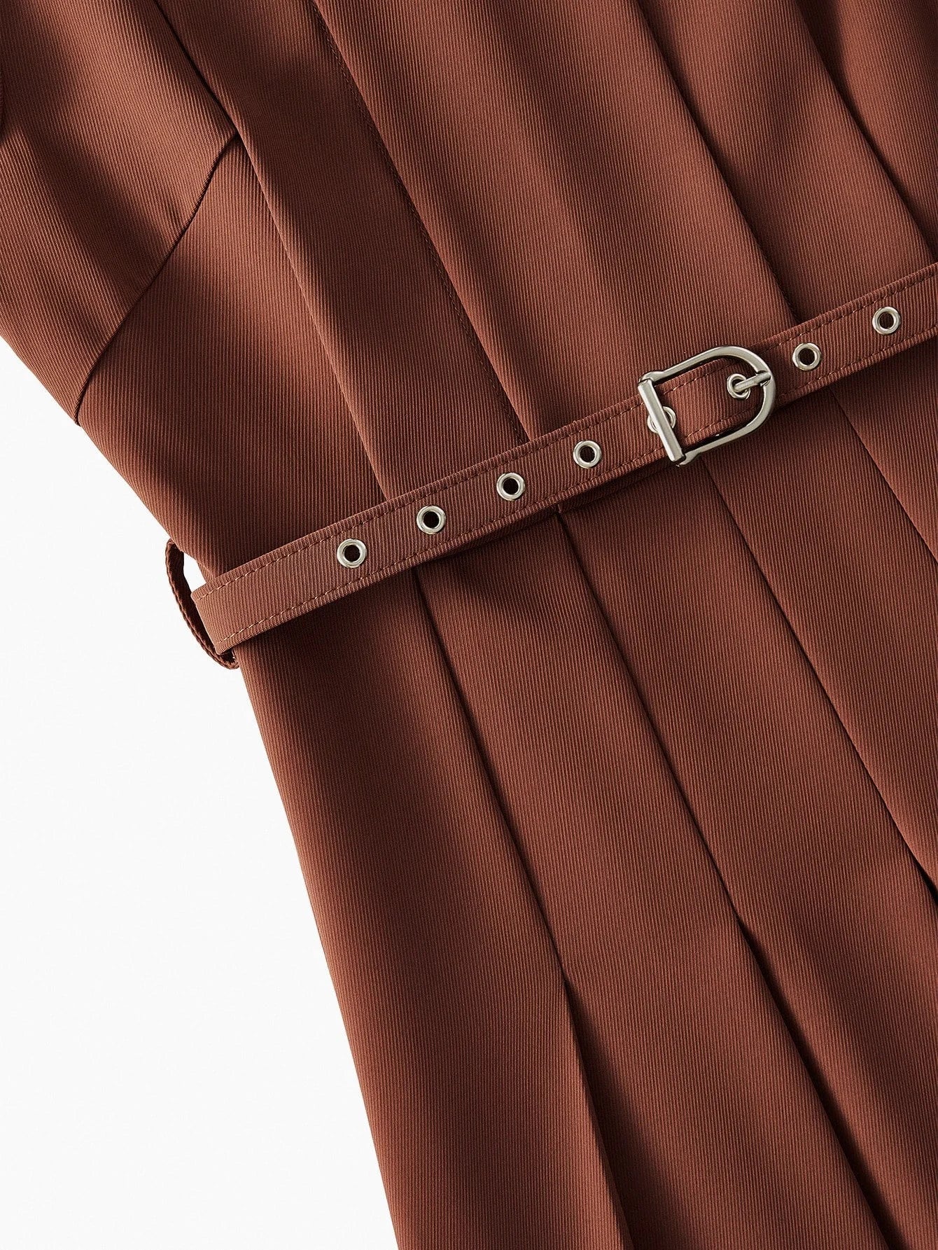 PREMIUM FOLD PLEATED STRUCTURED DRESS