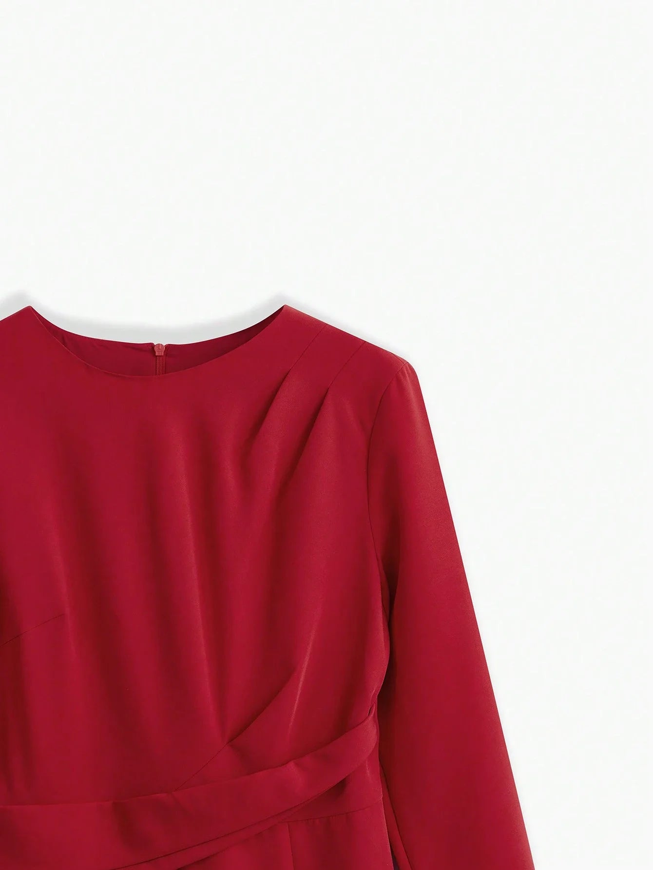 PREMIUM FOLD WAIST LONG DRESS