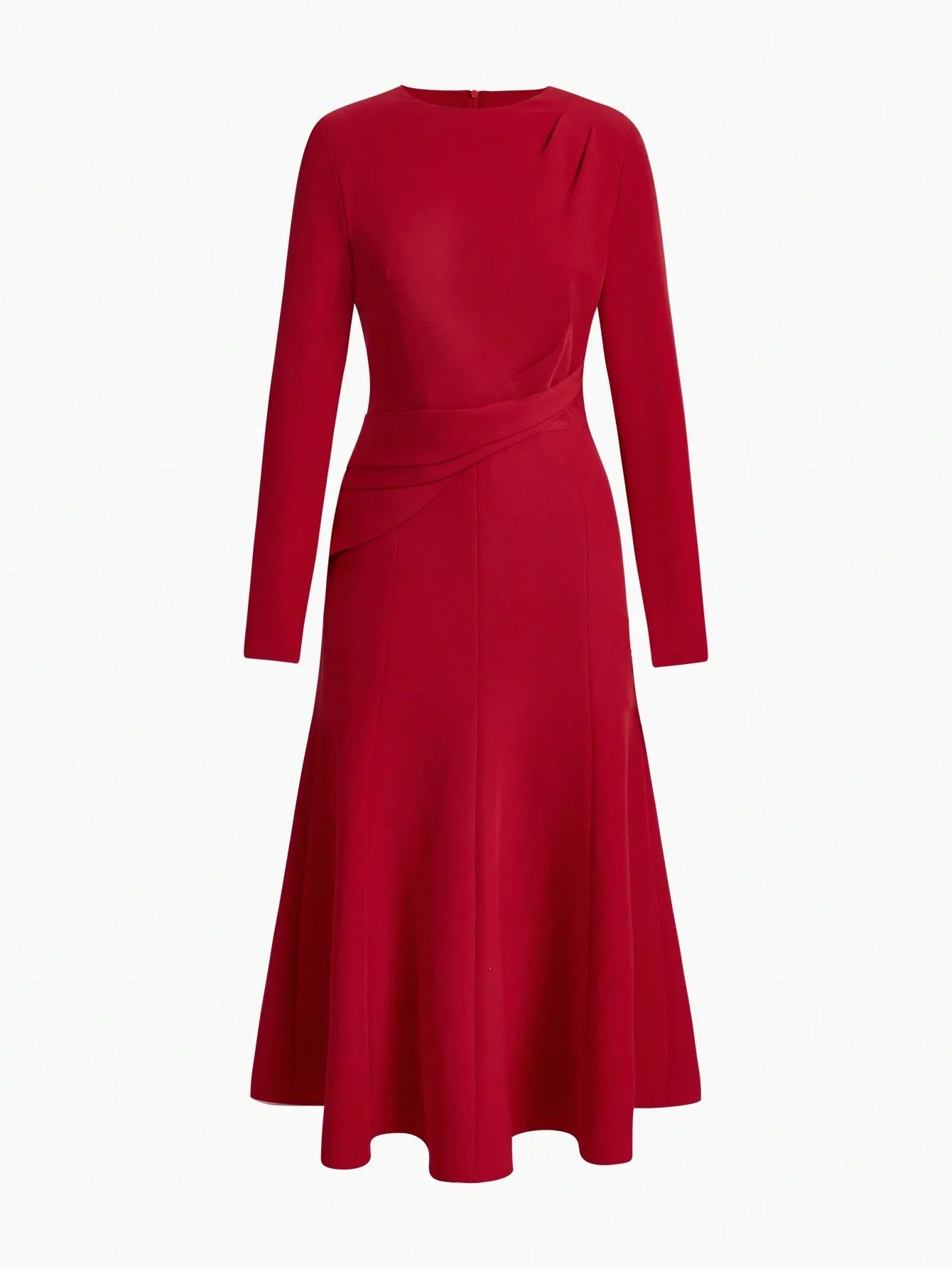 PREMIUM FOLD WAIST LONG DRESS