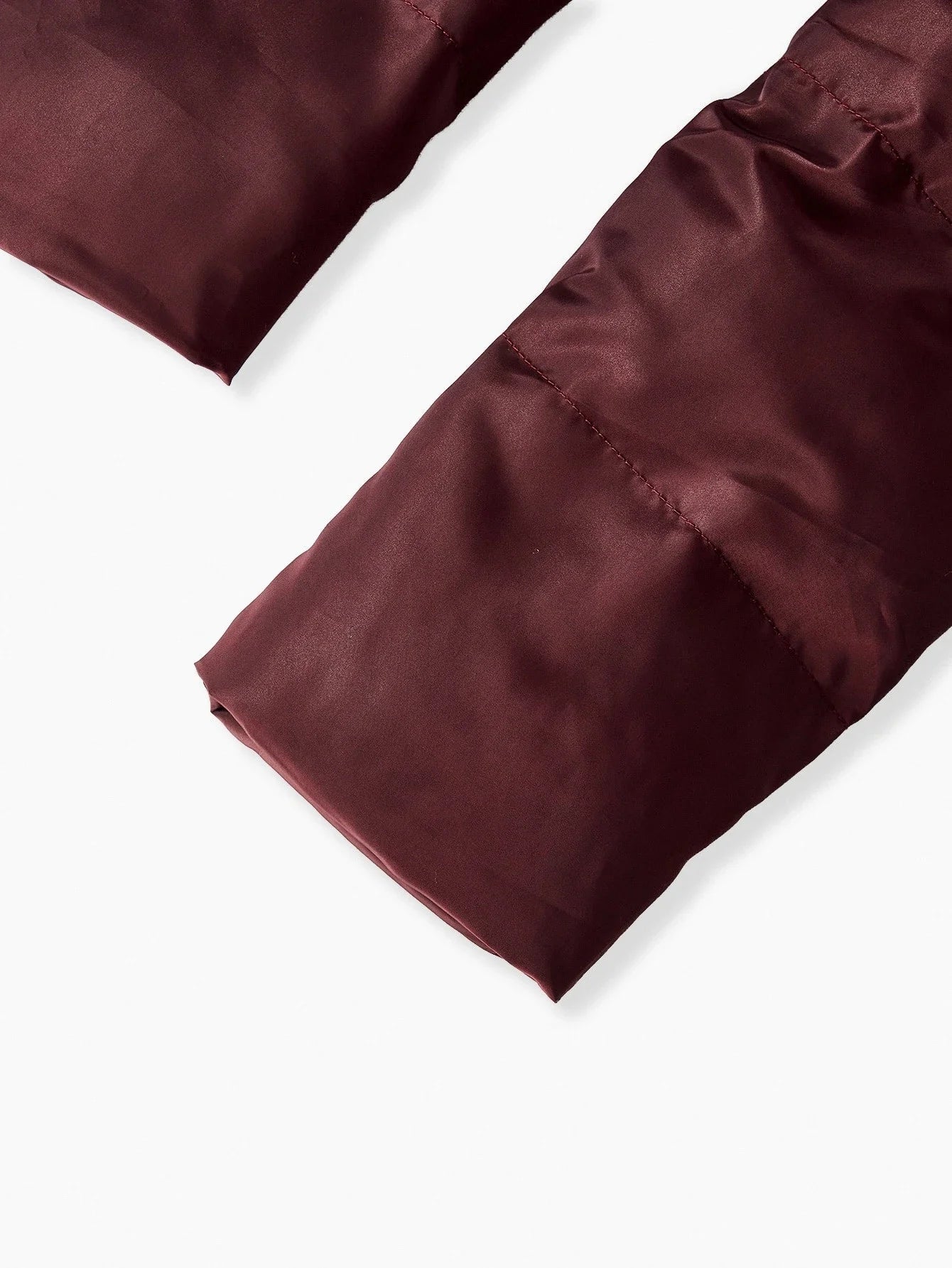 PREMIUM FUZZY PANEL SLANT POCKET BELTED WINTER COAT