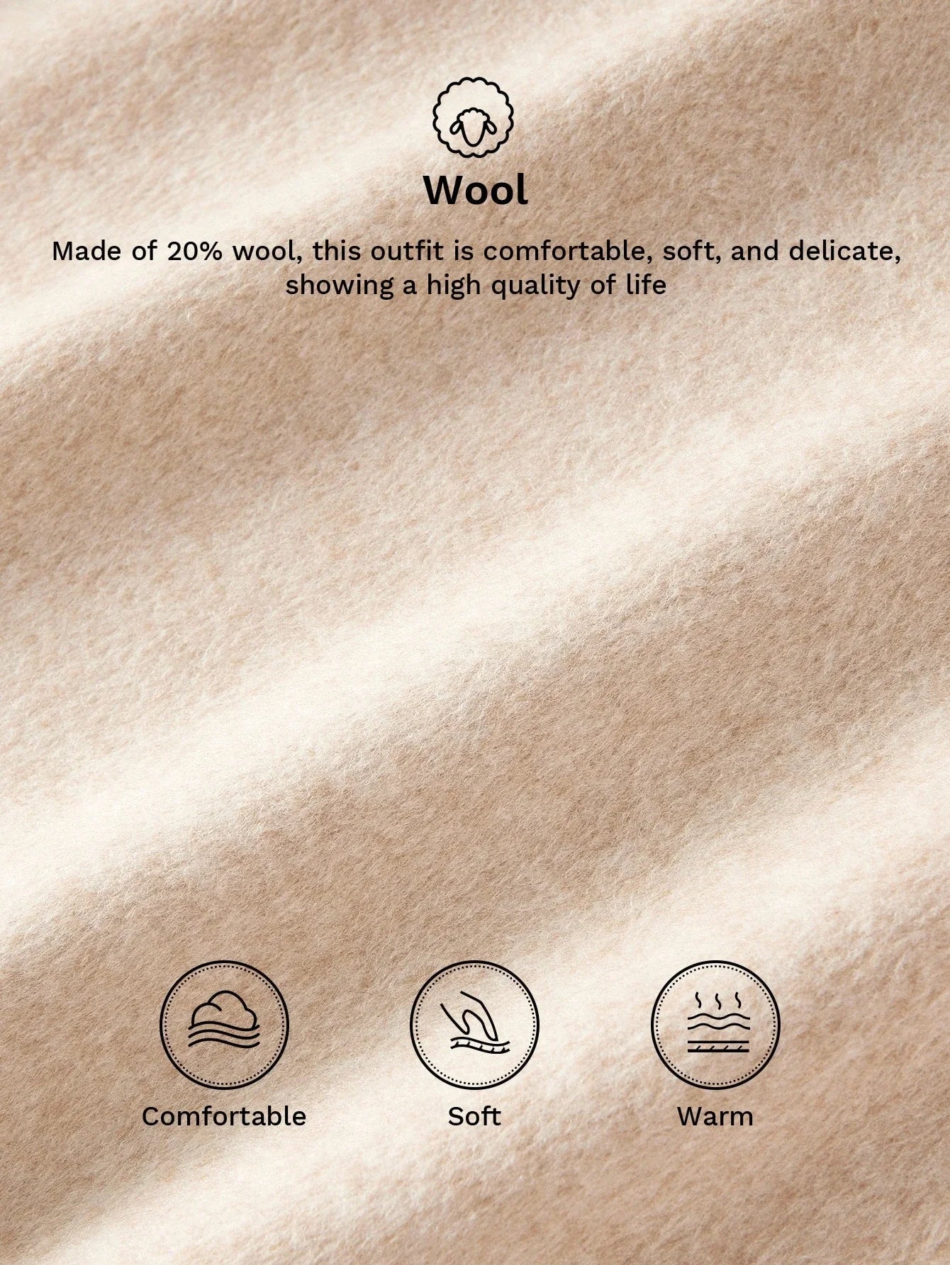 PREMIUM FUZZY TRIM DECORATED BUTTON ELEGANT AND SOPHISTICATED FAUX FUR CLOAK