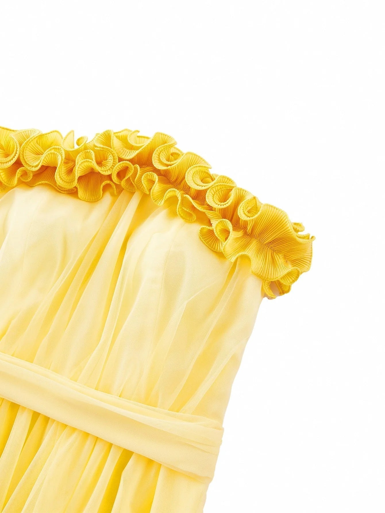 PREMIUM GATHERED FLOWY COCKTAIL DRESS