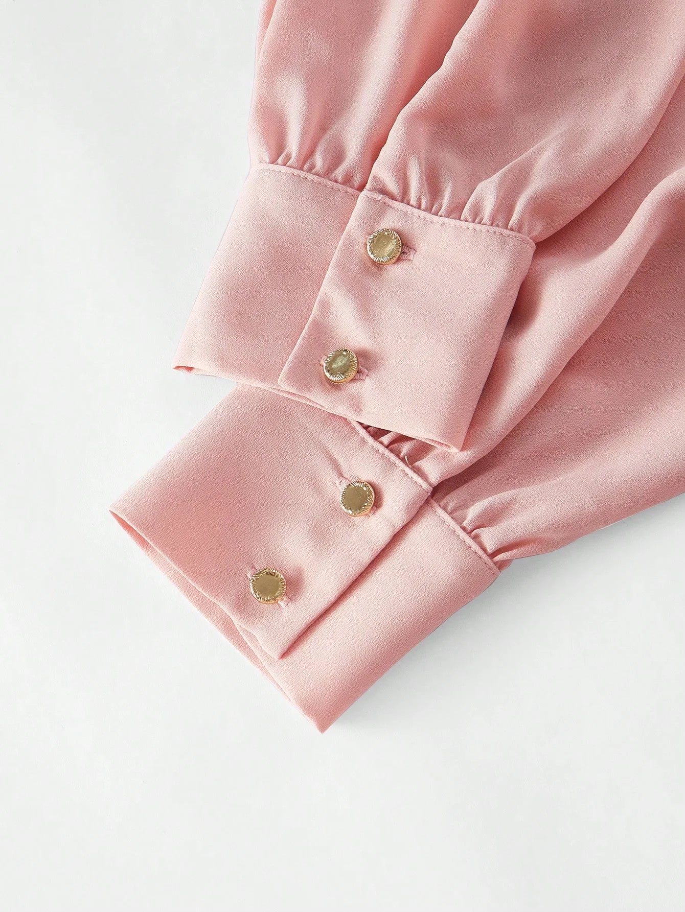 PREMIUM GATHERED NOTCHED V NECK DRESS