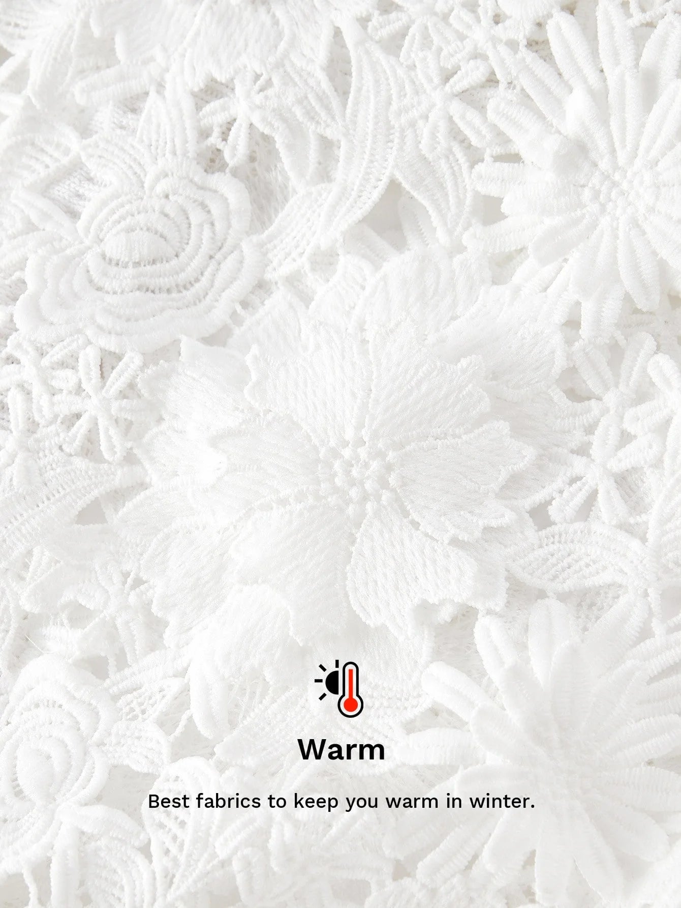 PREMIUM GUIPURE LACE BUTTON UP CARDIGAN