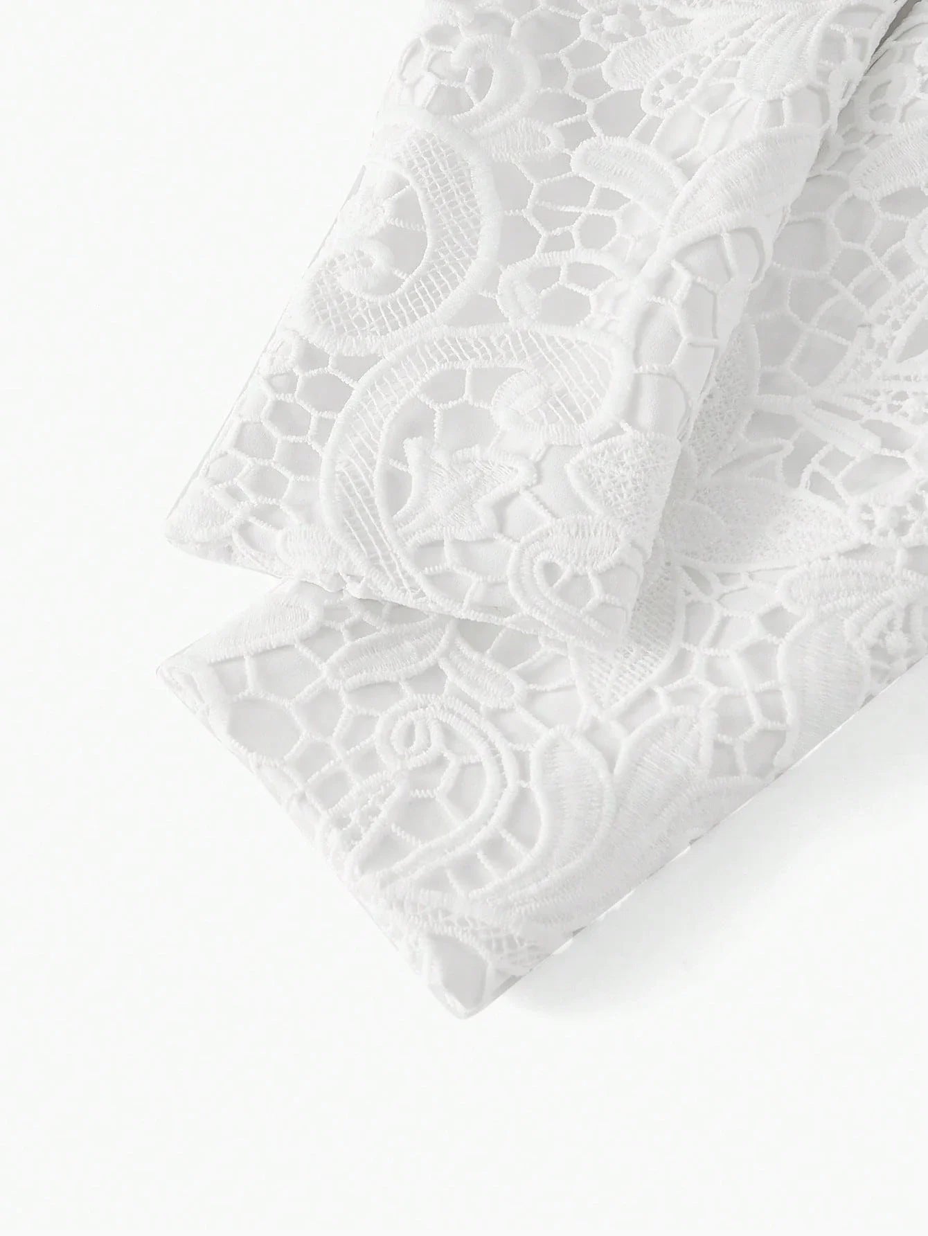 PREMIUM GUIPURE LACE DOUBLE BREASTED BLAZER VALENTINES DAYSPRINGSUMMER