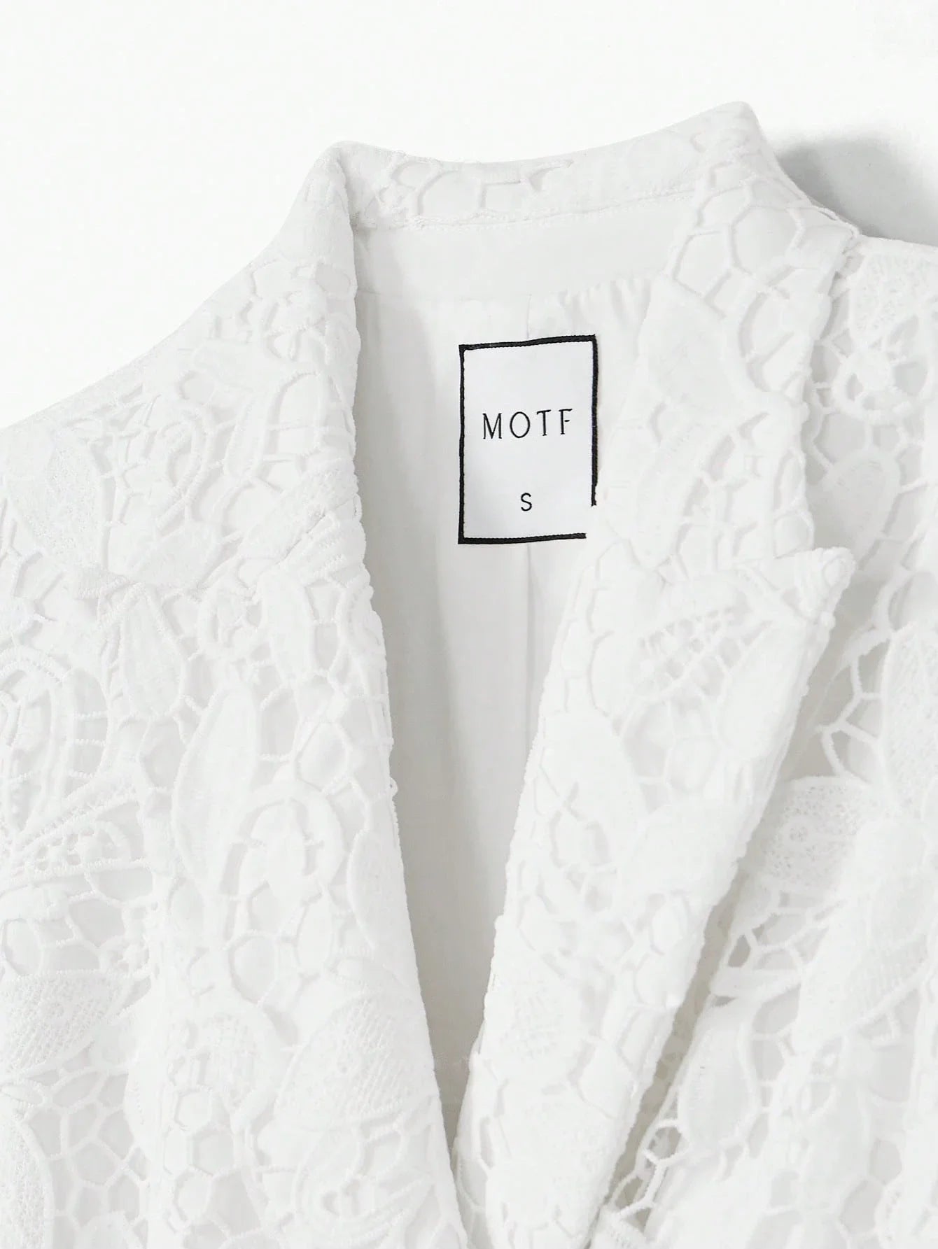 PREMIUM GUIPURE LACE DOUBLE BREASTED BLAZER VALENTINES DAYSPRINGSUMMER